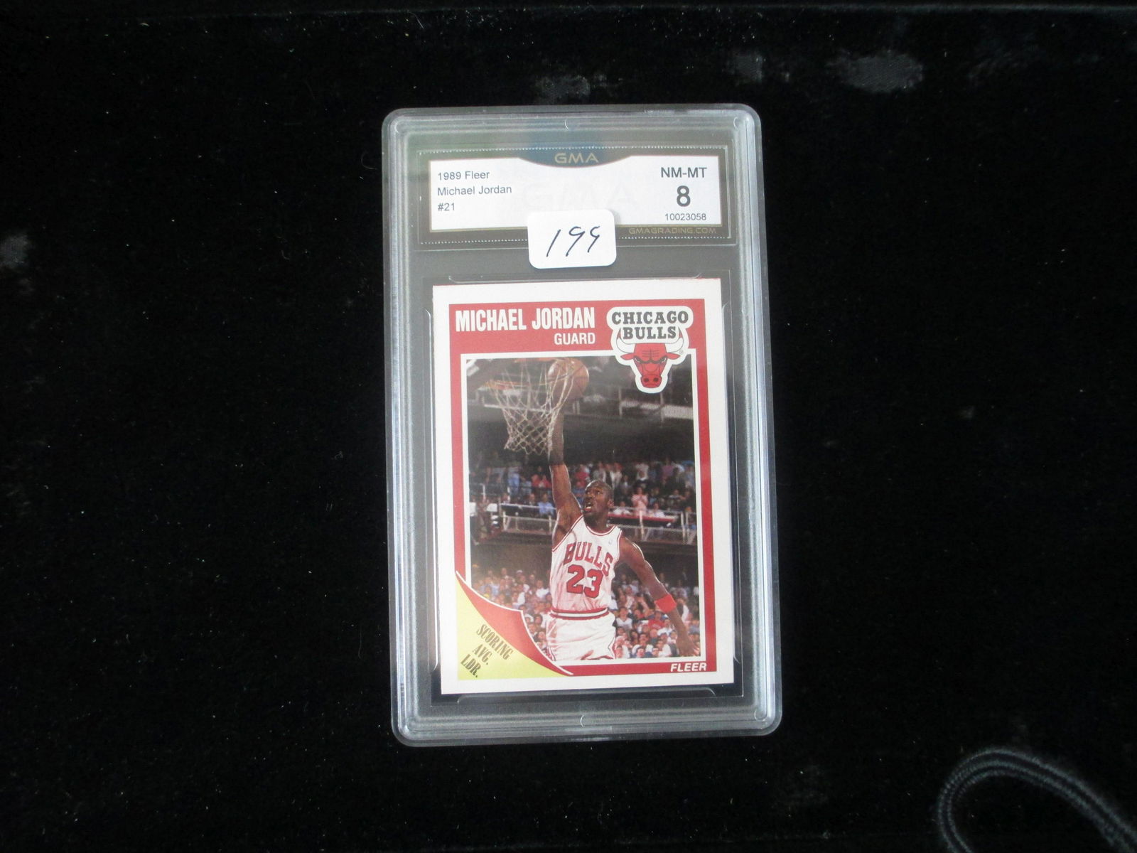 gma graded michael jordan 1989 mint 8 (1 of 1)