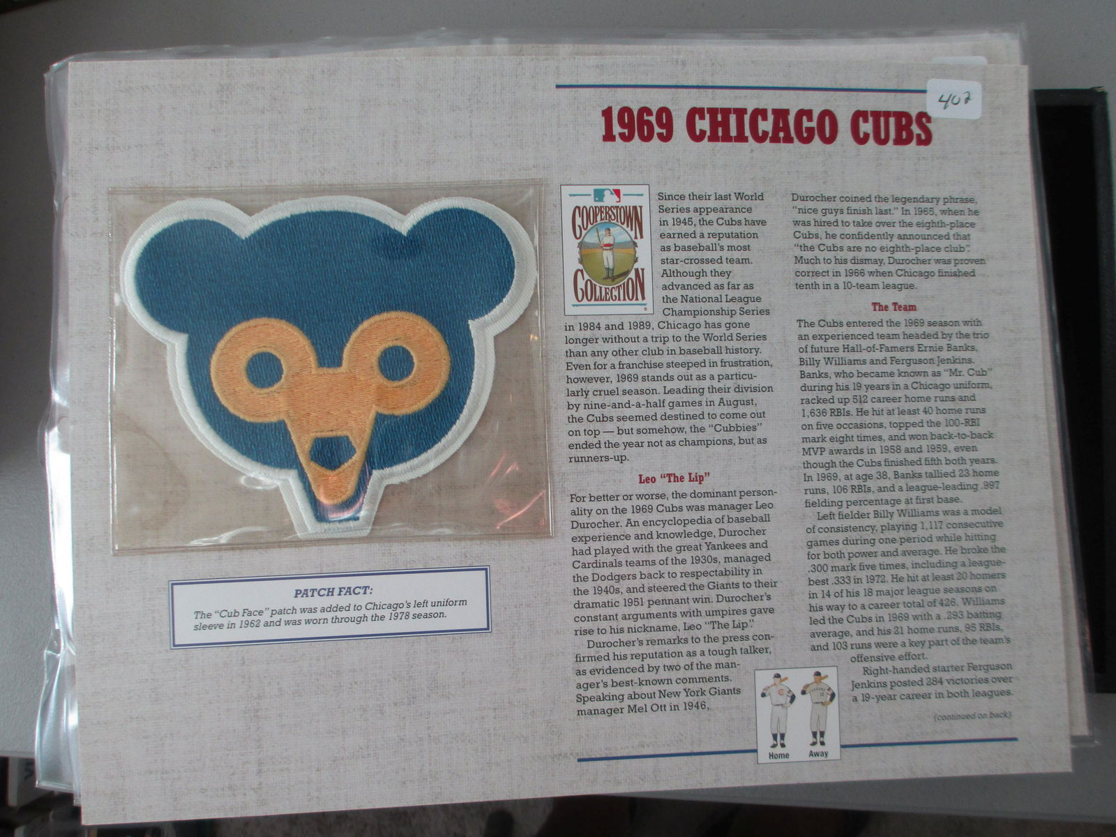 vintage large patch 1969 chicago cubs (1 of 1)