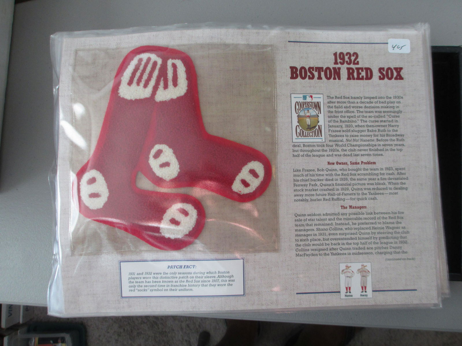 vintage large patch 1932 boston red sox (1 of 1)