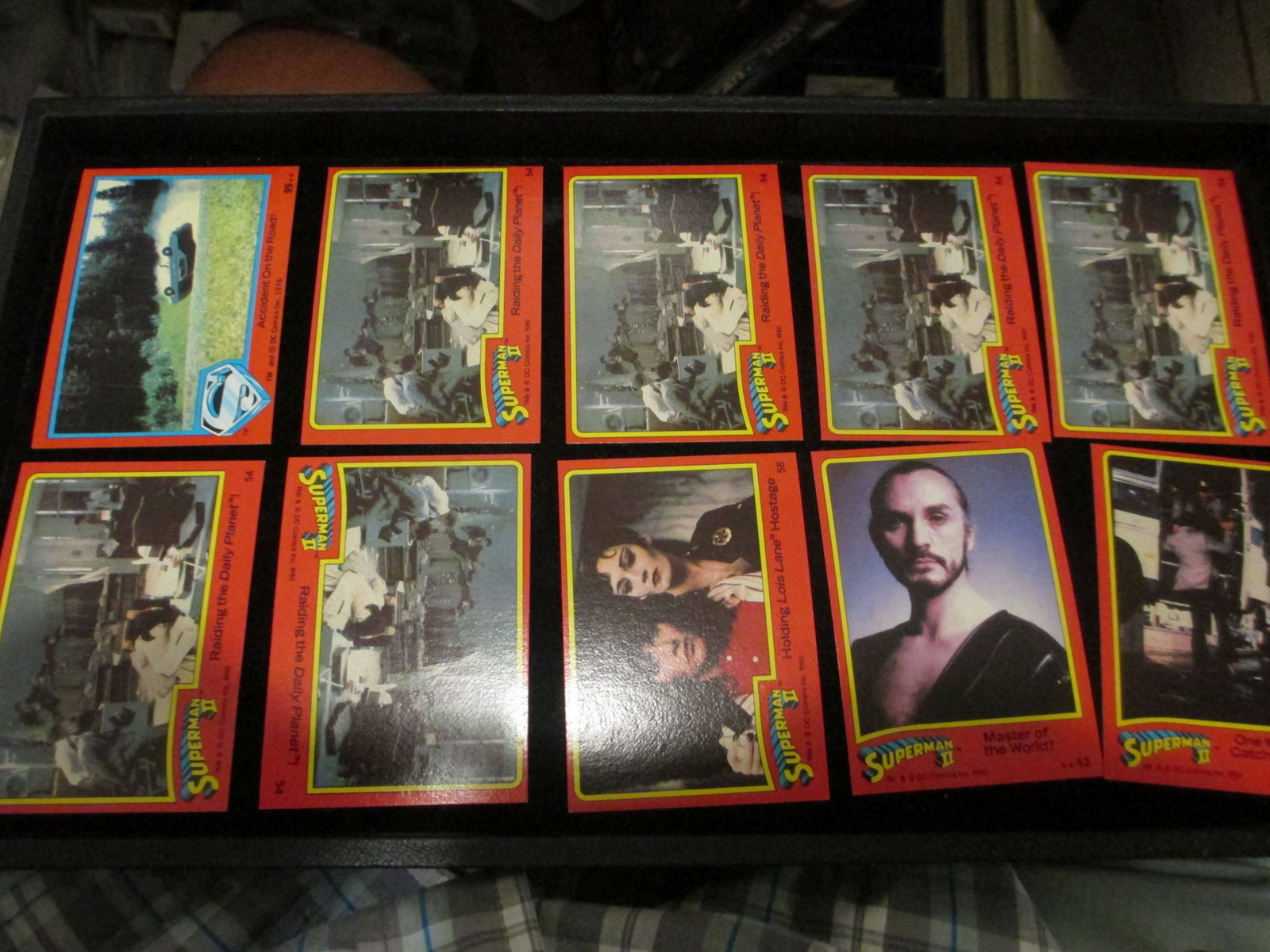 lot of 10 vintage superman cards: Superman