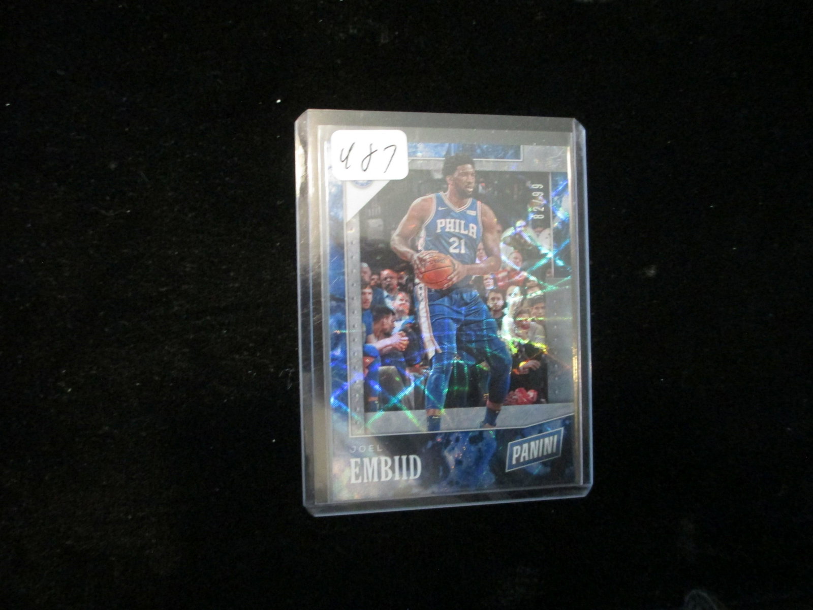 joel embid panini colored #82/99: 76'rs