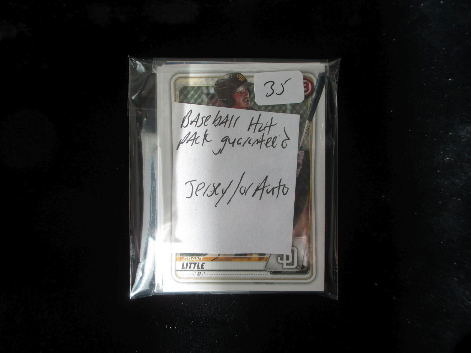 baseball hot pack guaranteed hit jersey or auto (1 of 1)