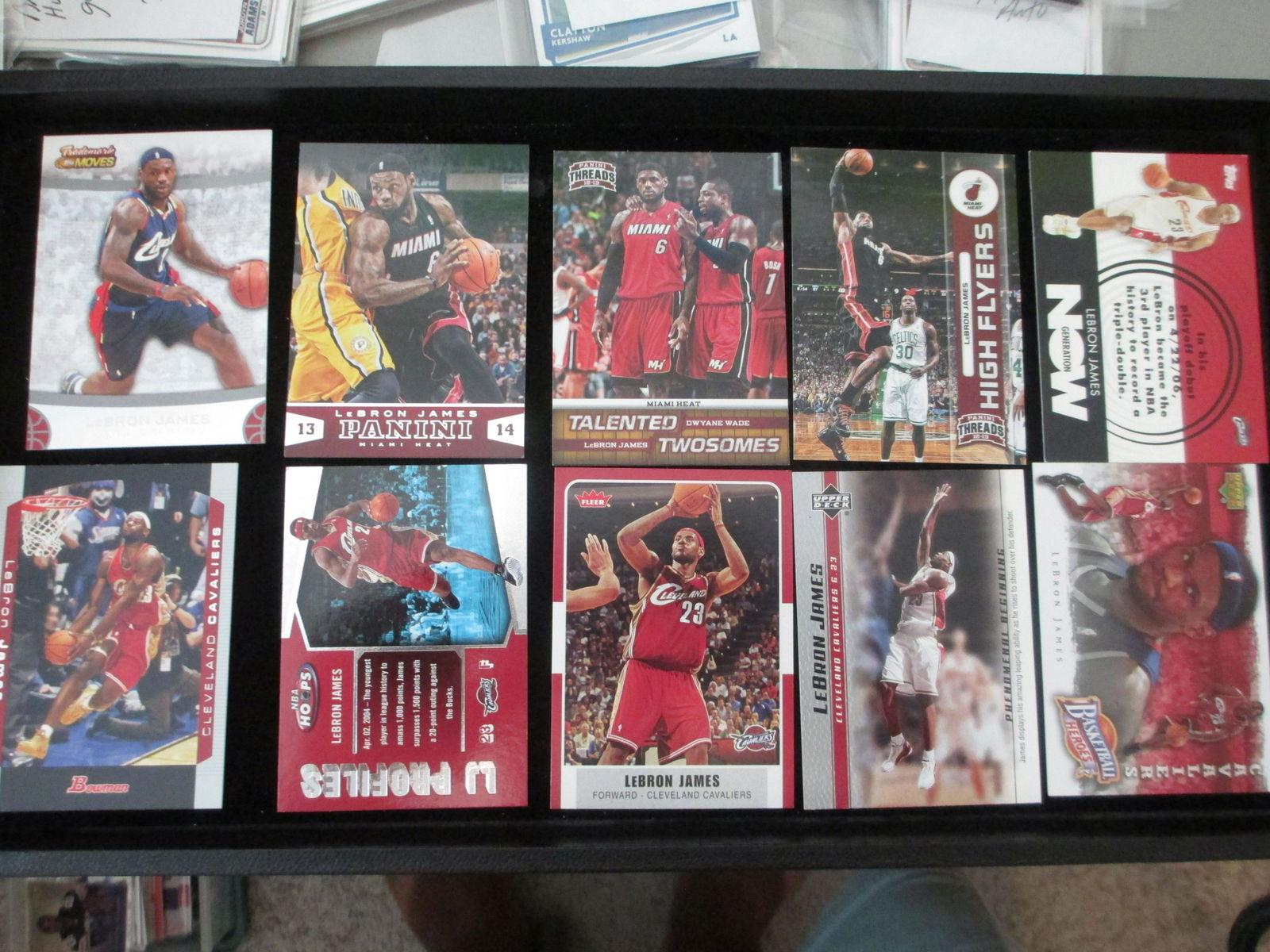 lot of 10 lebron james cards (1 of 1)