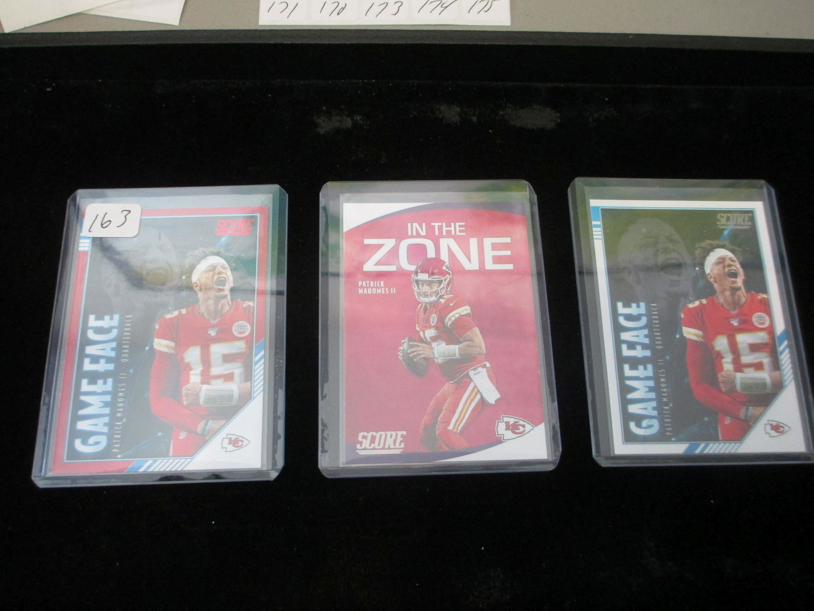 lot of 3 patrick mahomes cards (1 of 1)