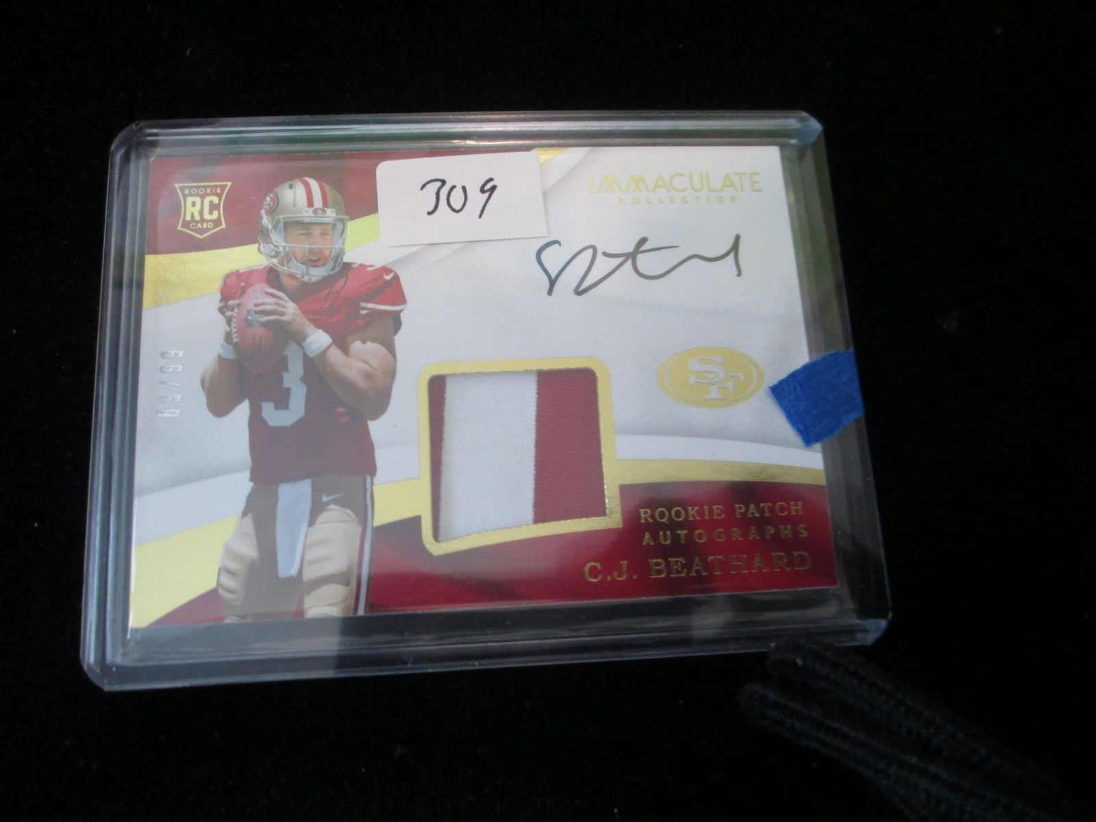 c.j beathard immaculate signature and jersey #69/99 (1 of 1)
