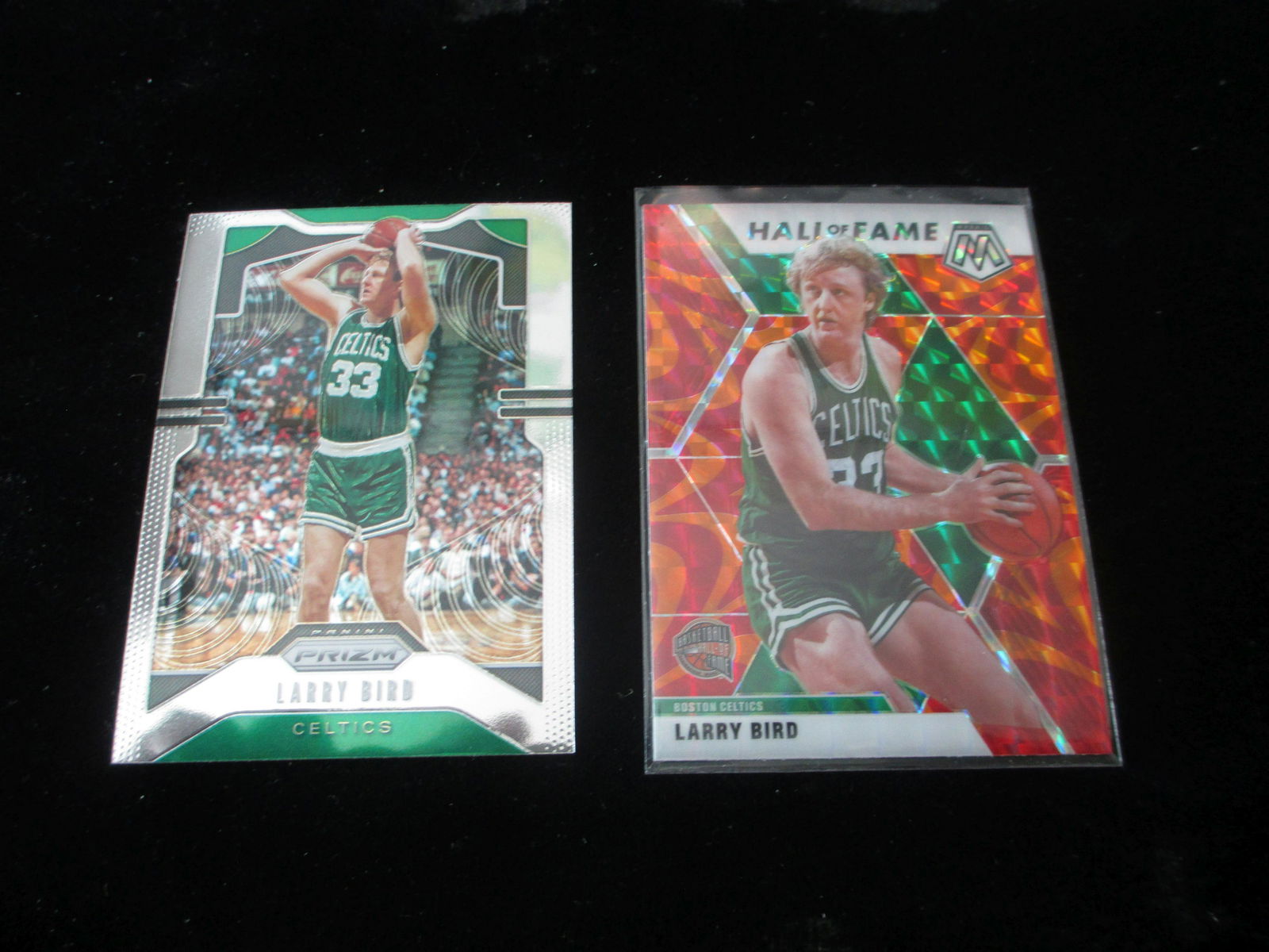 larry bird prizm and mosaic lot (1 of 1)