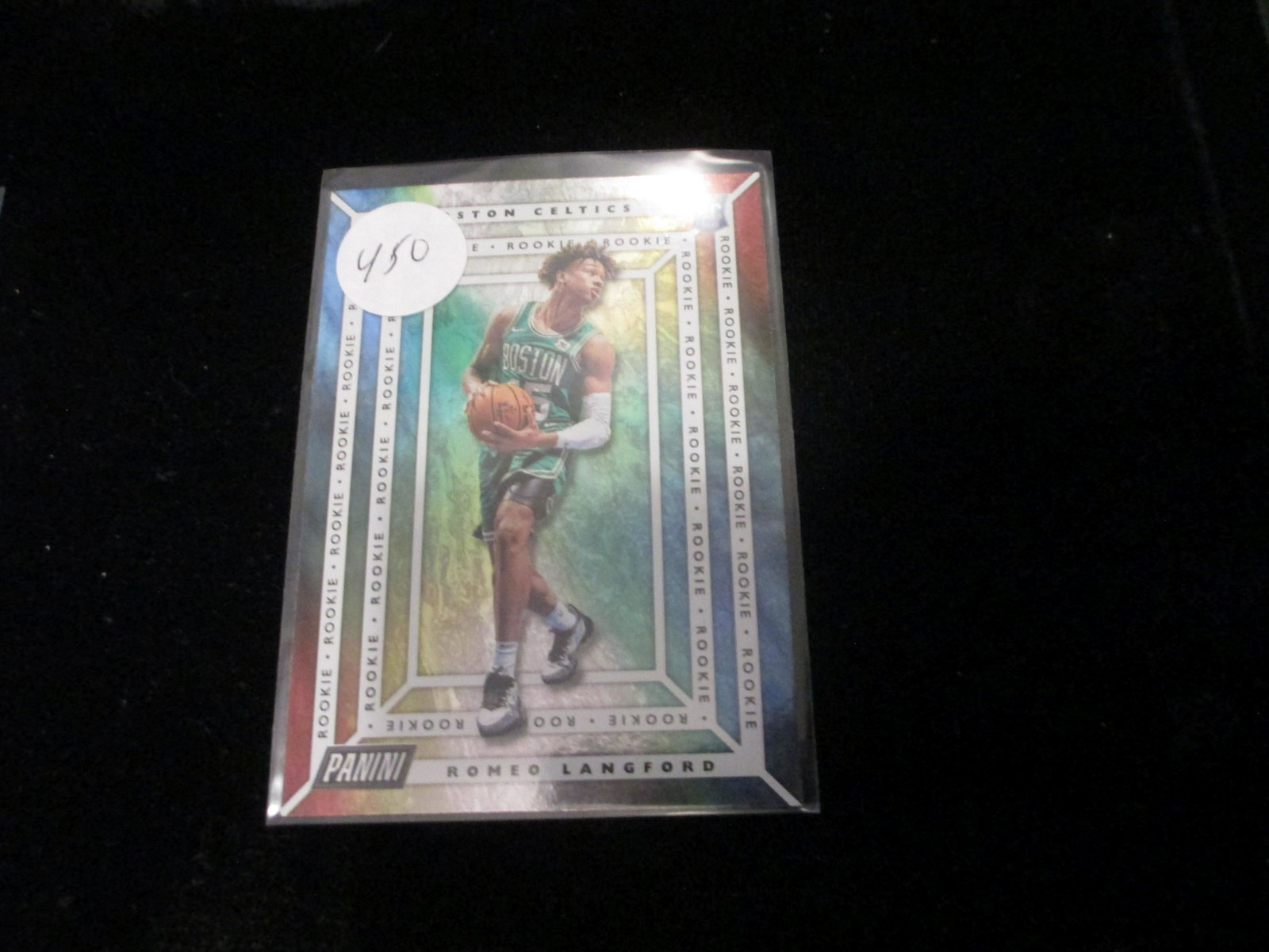 romeo langford multi colored no74: panini