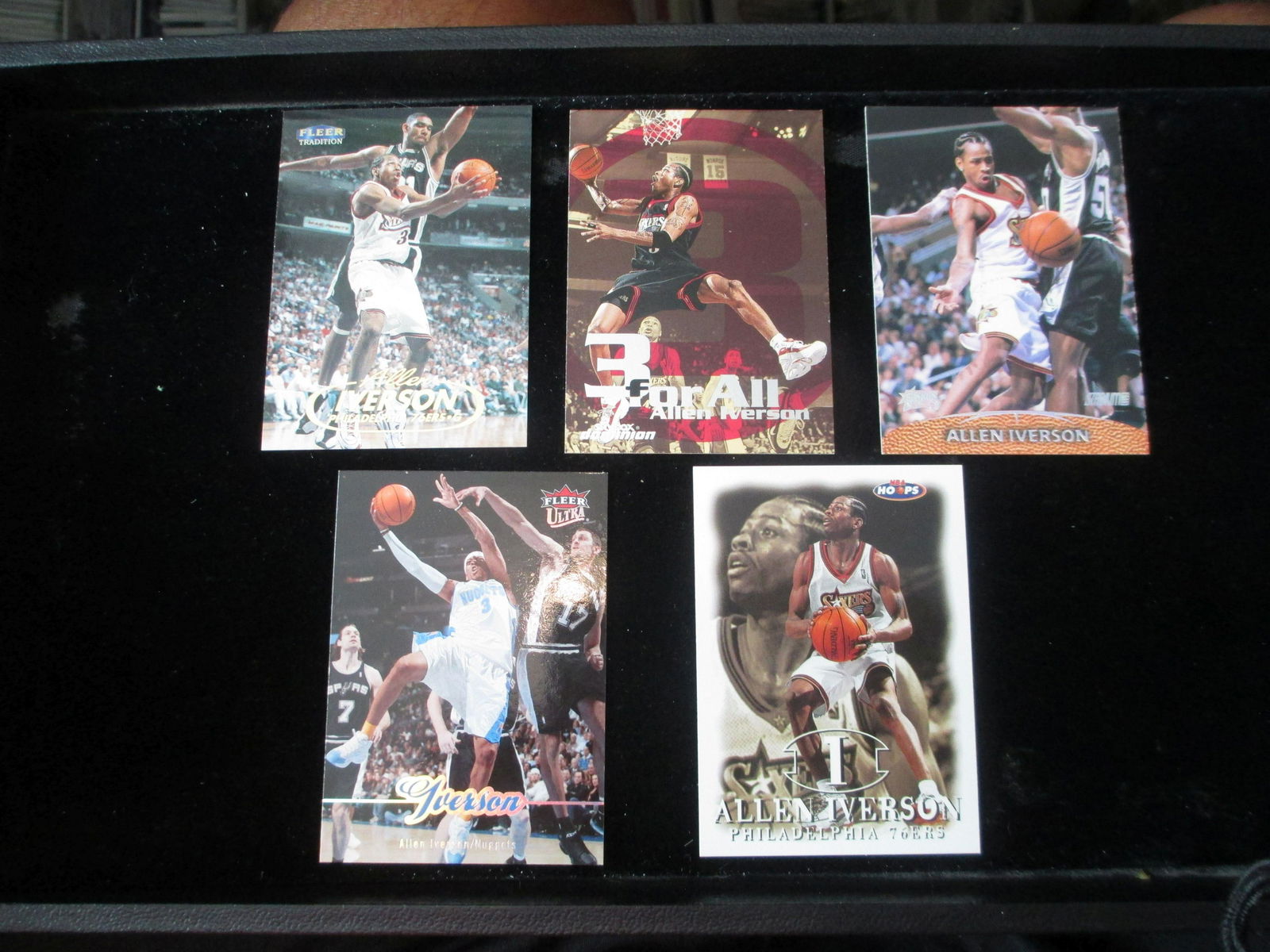 lot of 5 allen iverson cards (1 of 1)