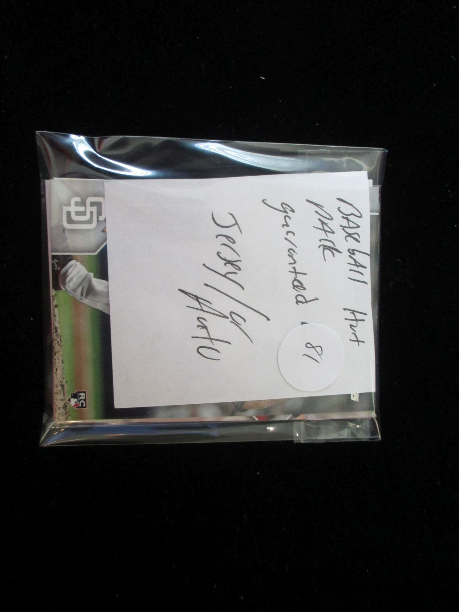 baseball hot pack guaranteed hit auto or jersey (1 of 1)