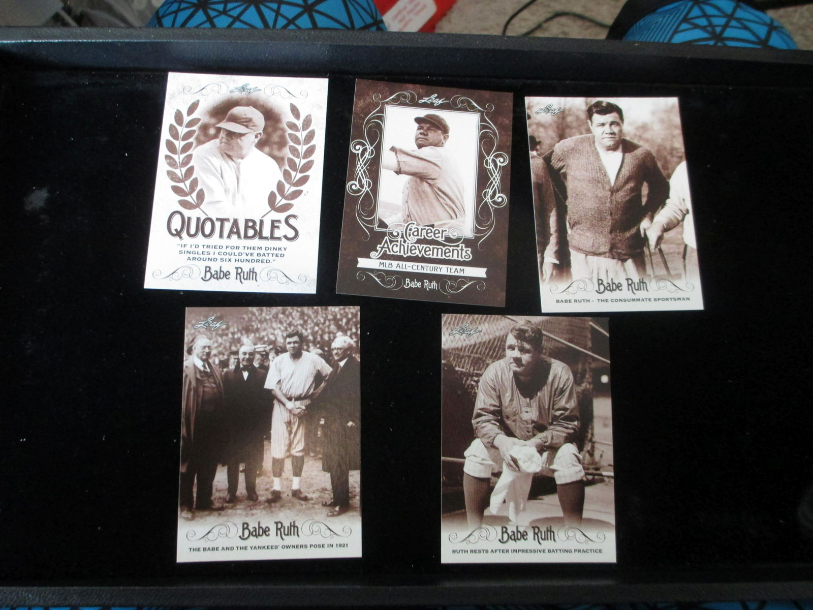 lot of 5 babe ruth insert cards (1 of 1)