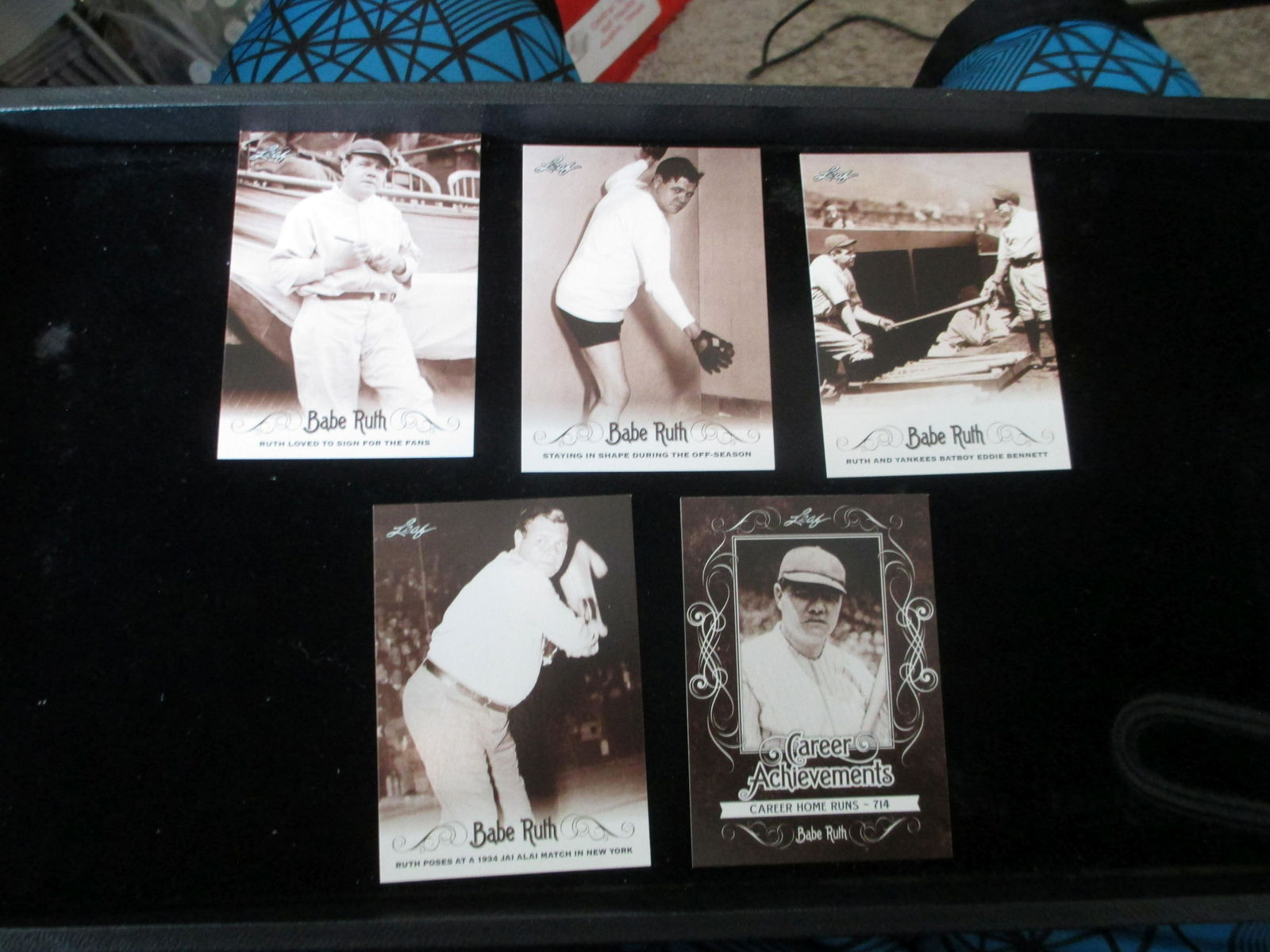 lot of 5 babe ruth insert cards (1 of 1)