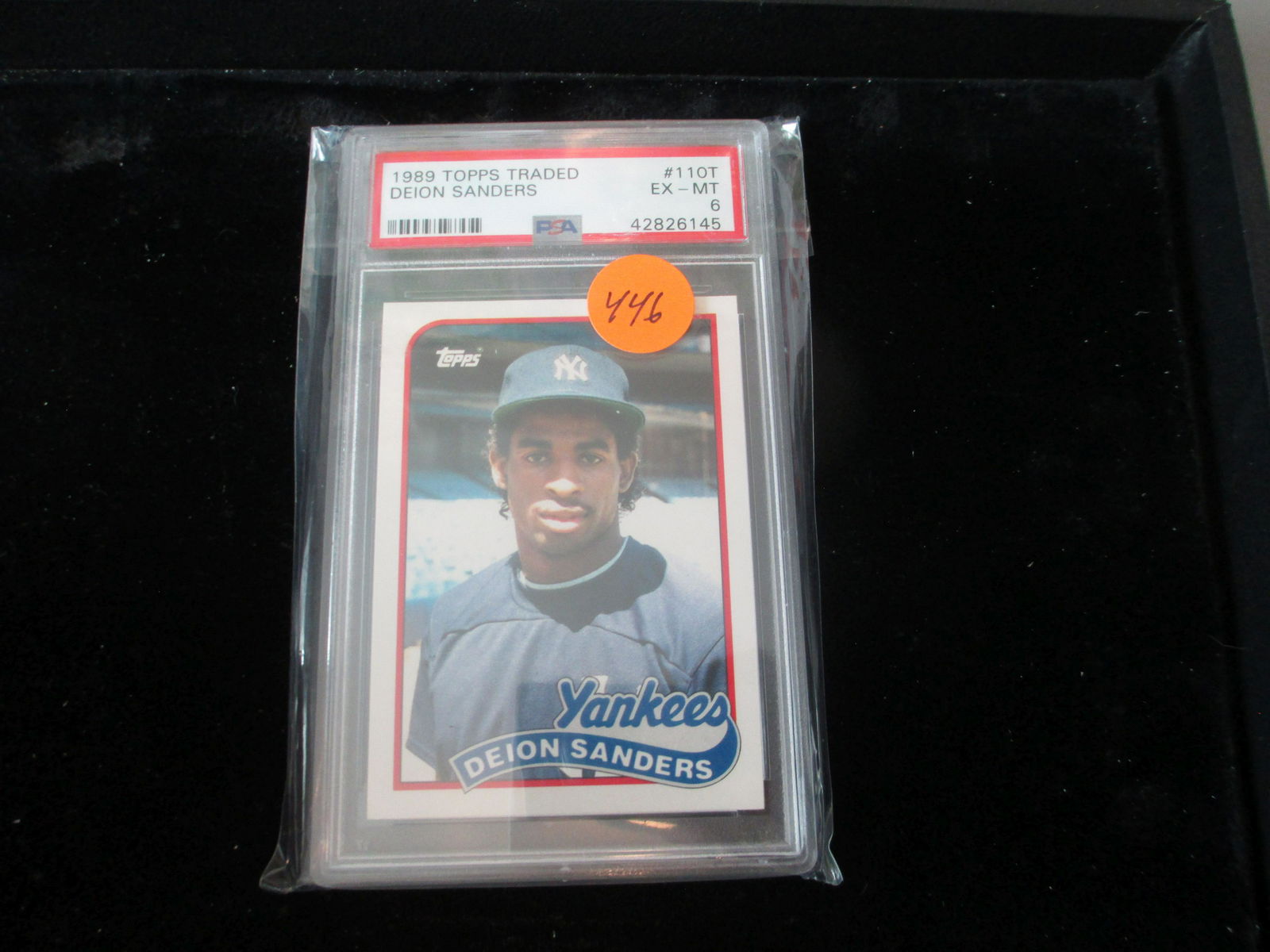 psa graded 1989 deion sanders mint 6 (1 of 1)