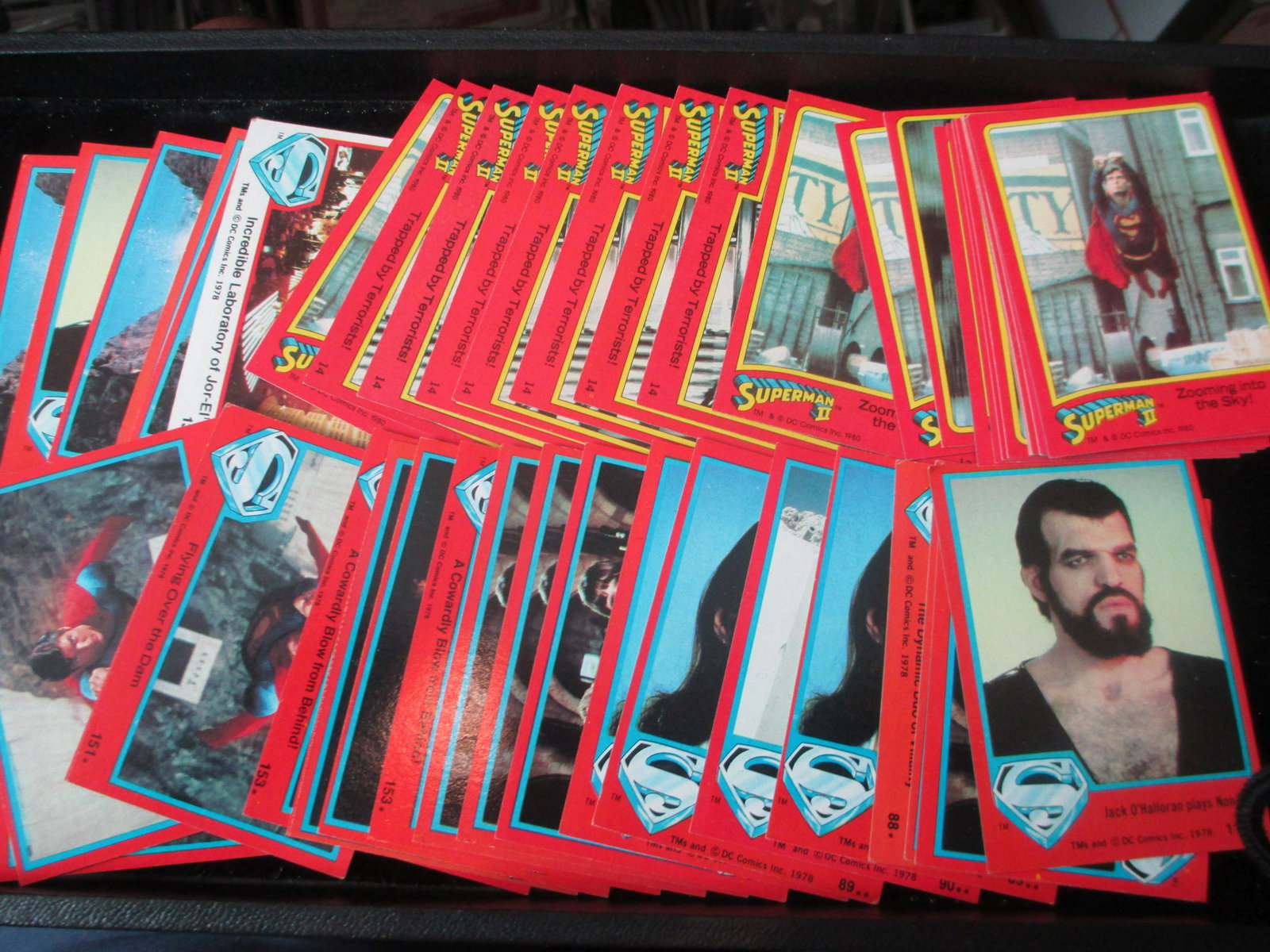 lot of 50 superman cards: superman lot