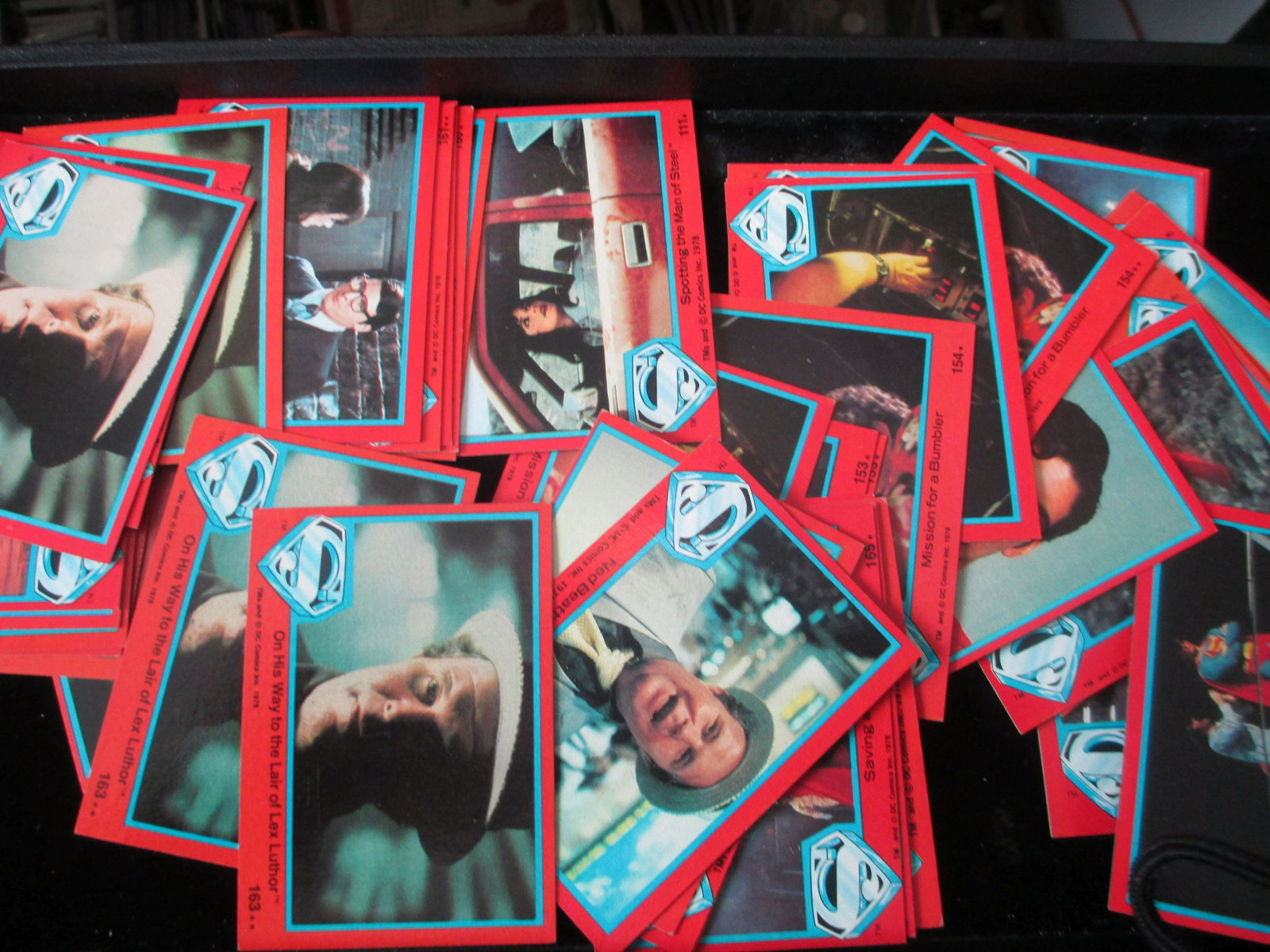 lot of 50 superman cards: superman lot