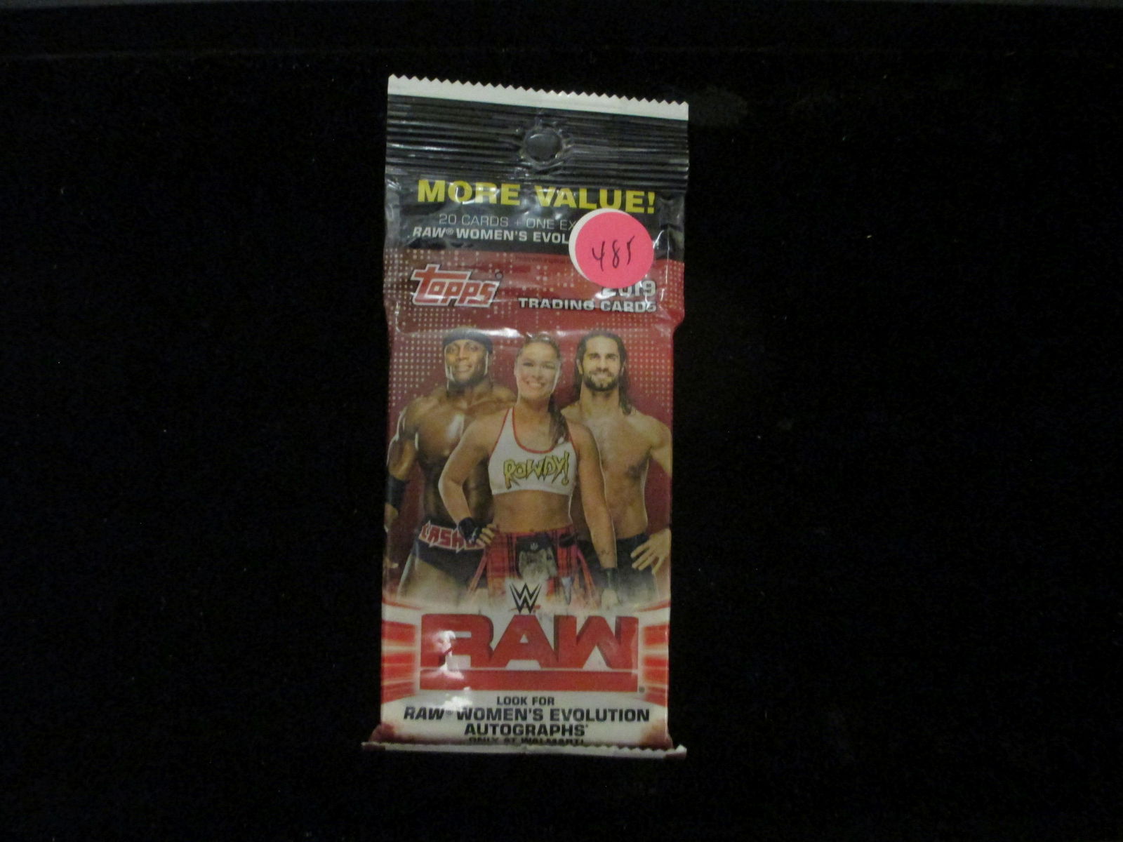topps raw unopened pack: wrestling