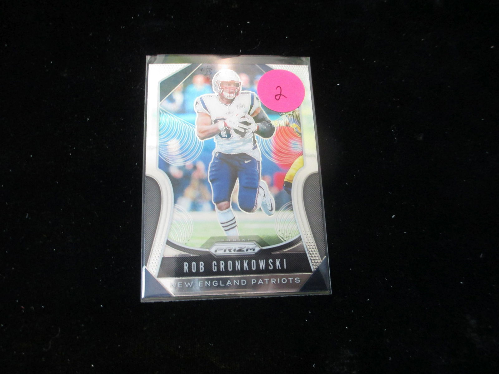 rob gronkowski no22 prizm card (1 of 1)