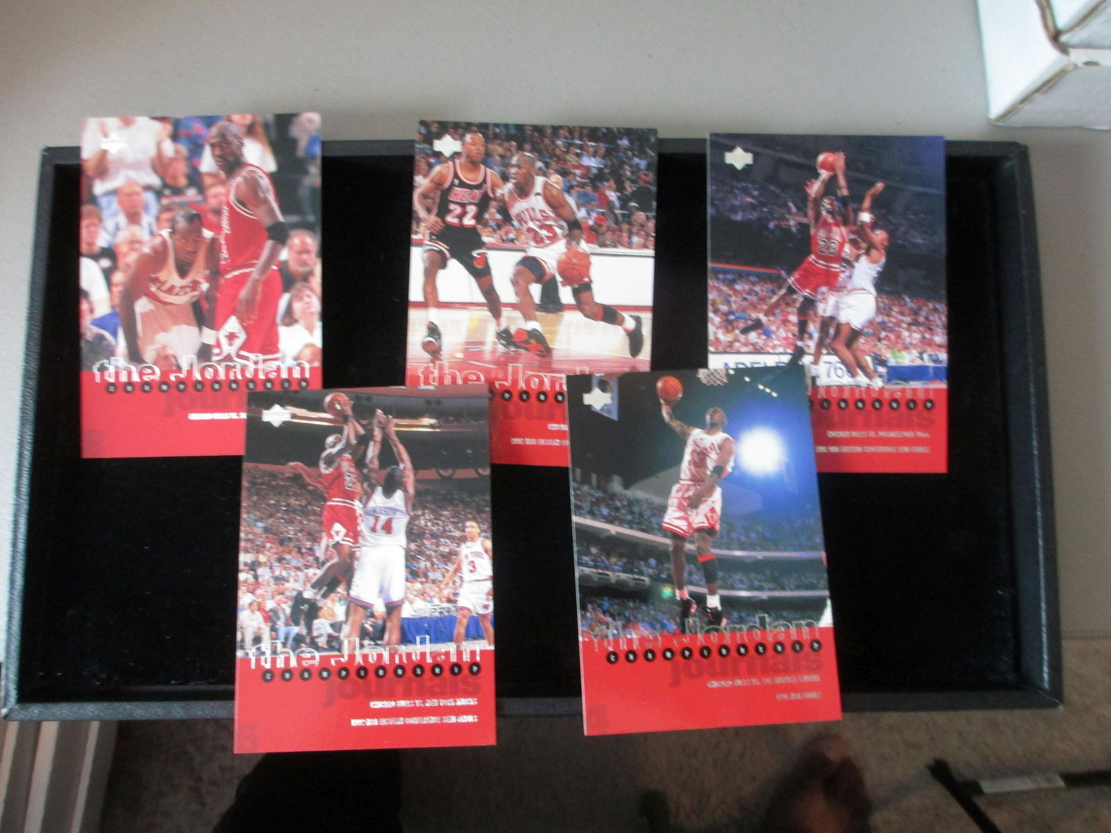 lot of 5 large michael jordan cards (1 of 1)