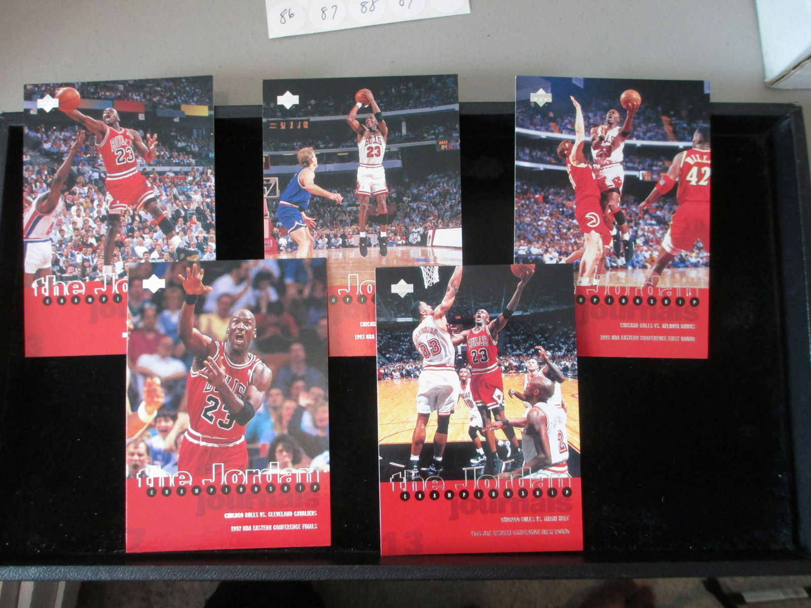 lot of 5 large michael jordan cards (1 of 1)