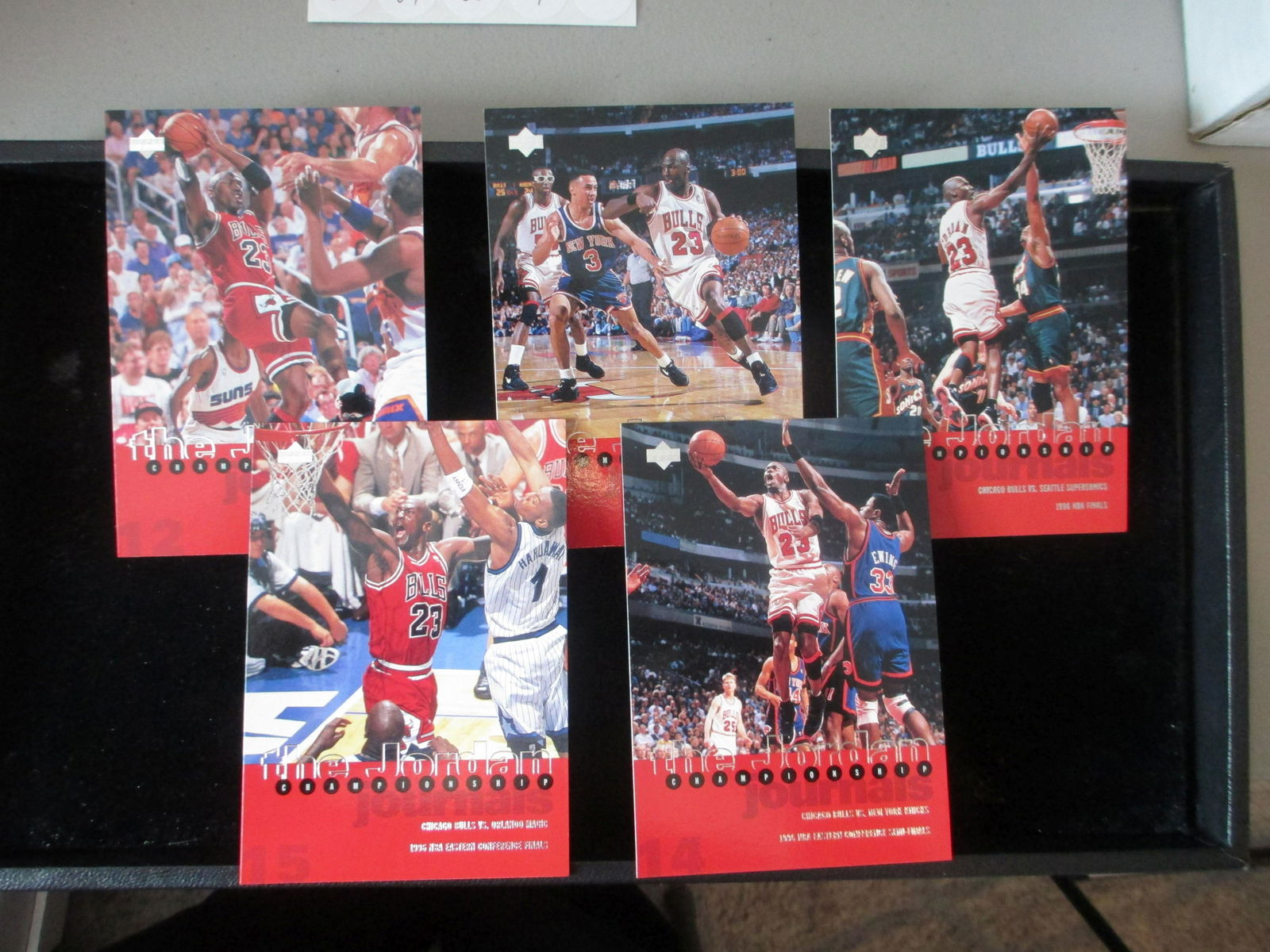 lot of 5 large michael jordan cards (1 of 1)