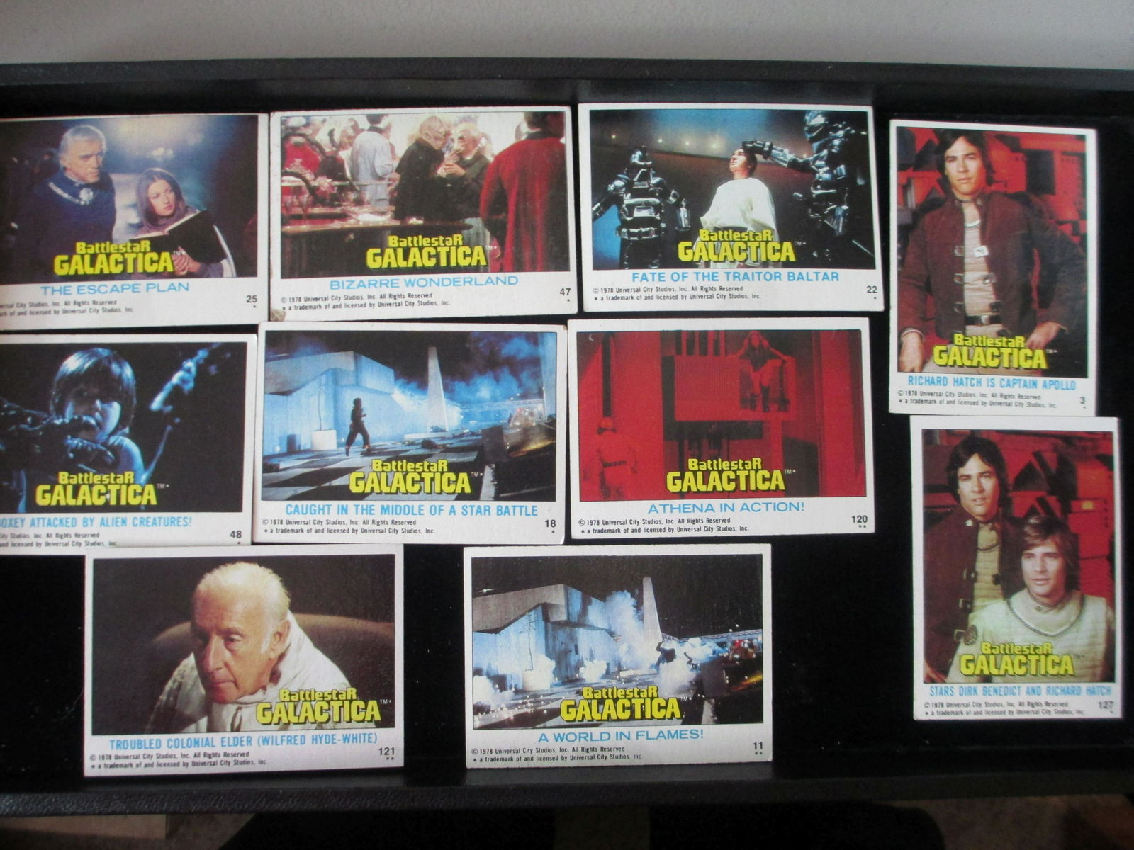 lot of 10 battlestar galactica cards (1 of 1)
