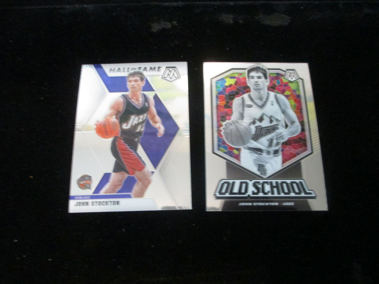 lot of 2 john stockton mosaic cards (1 of 1)