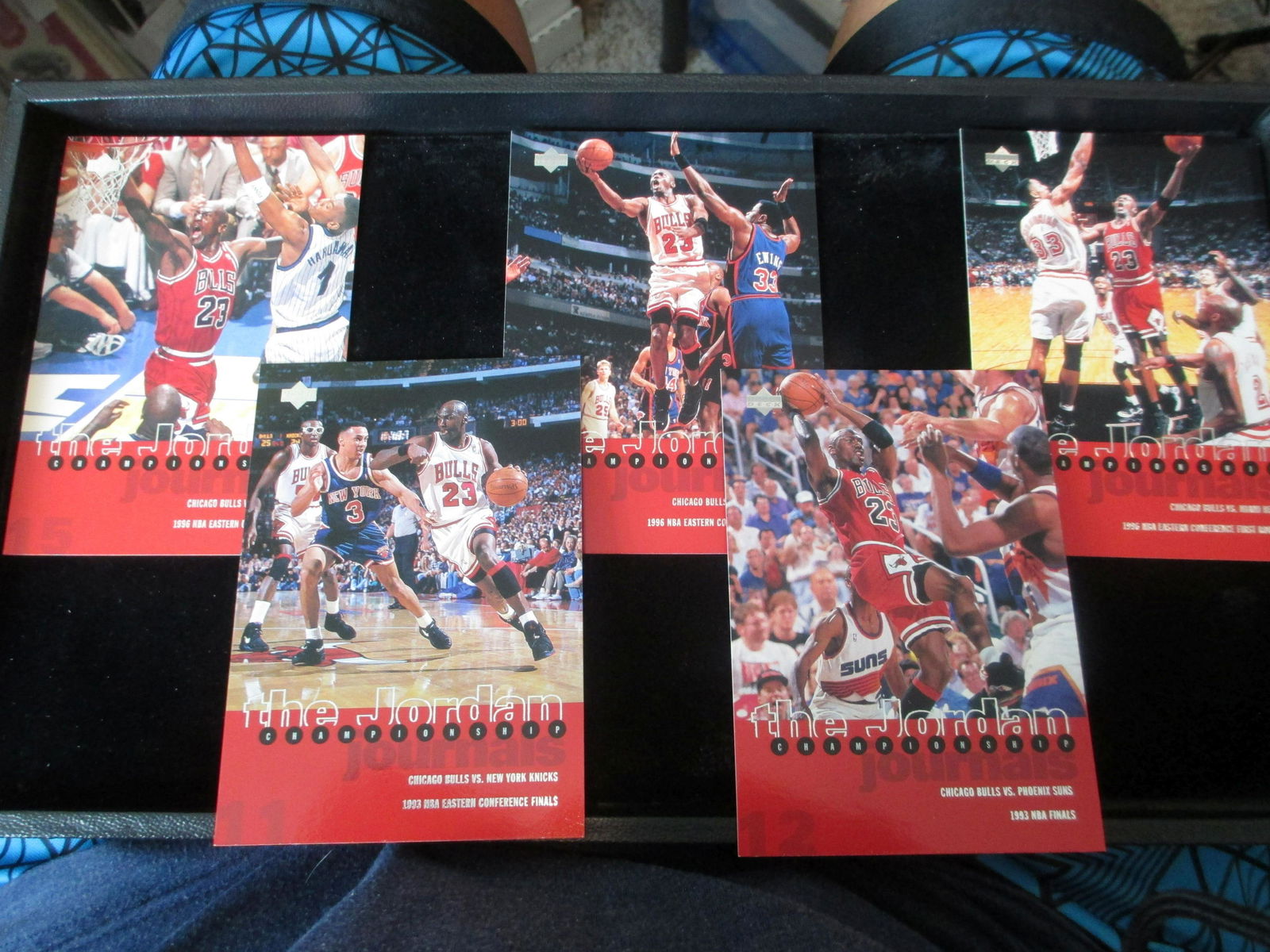 lot of 5 large michael jordan cards (1 of 1)