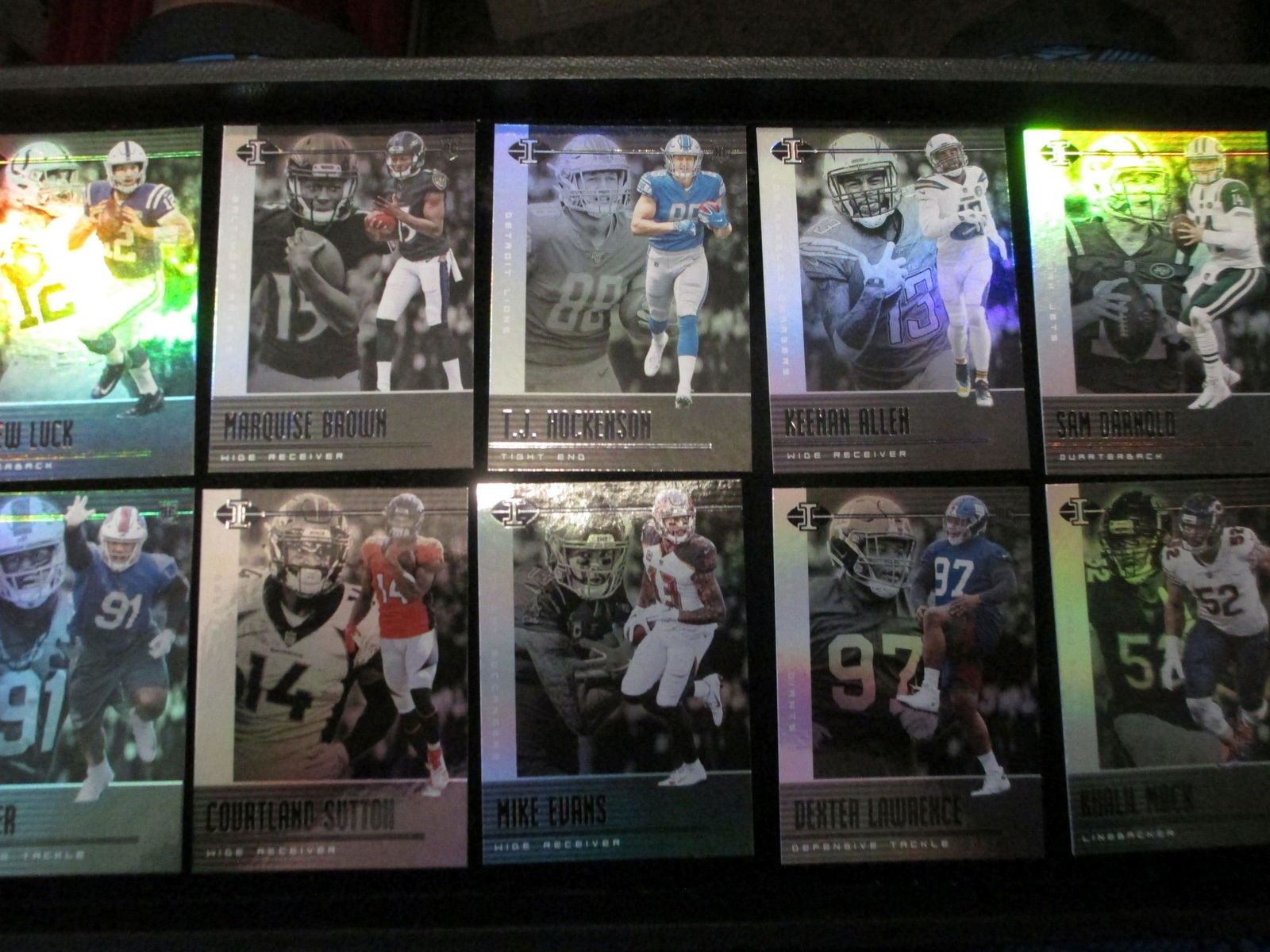 lot of 10 fb 2019 cards football (1 of 1)