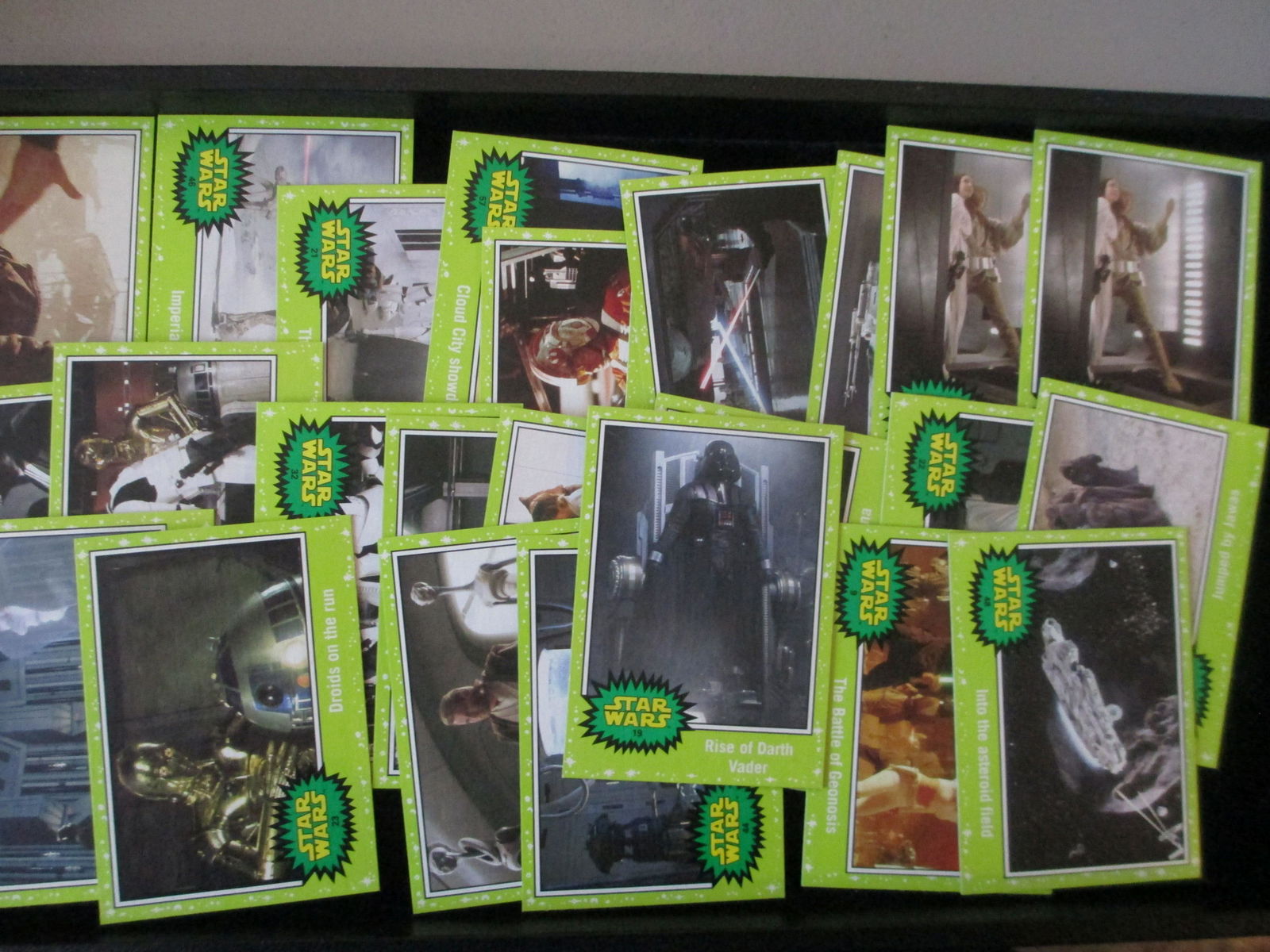lot of 25 vintage green star wars cards (1 of 1)