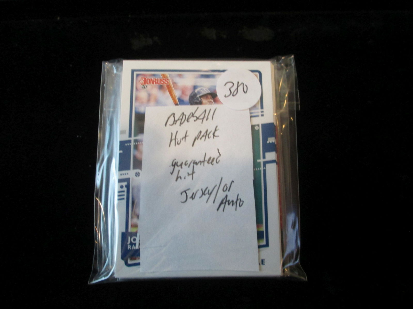 baseball hot pack guaranteed hit auto or jersey (1 of 1)
