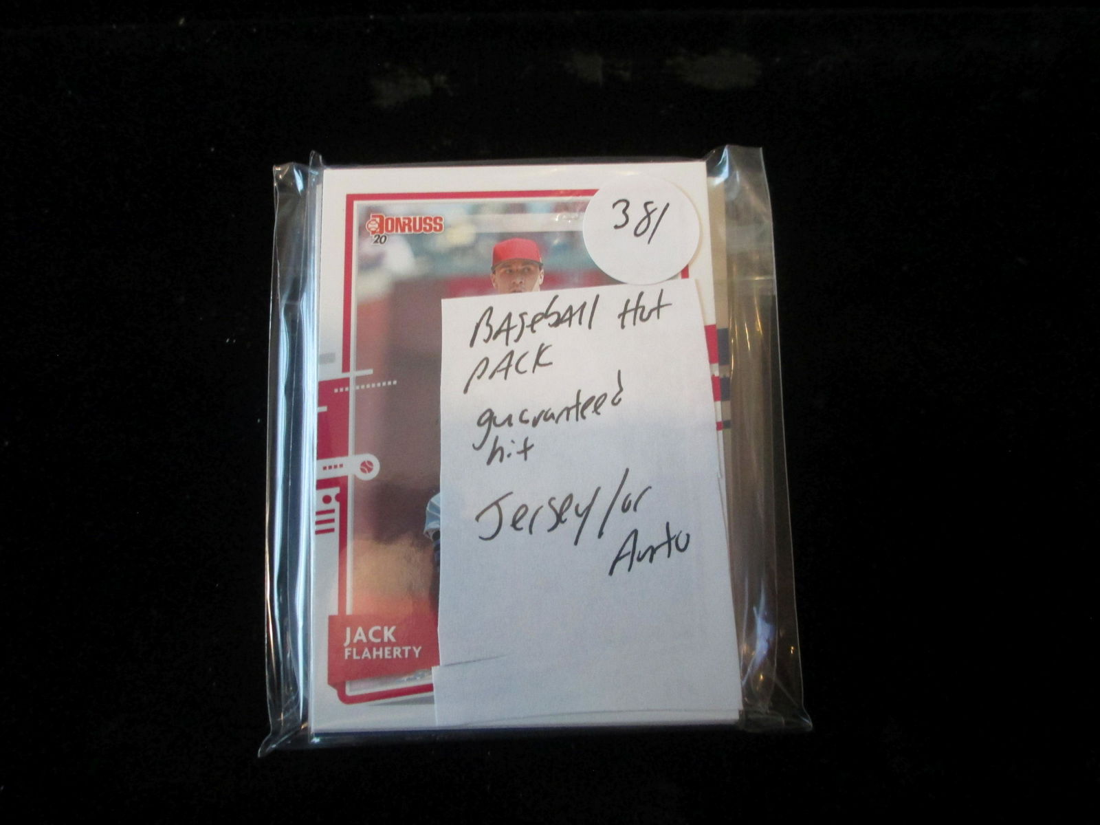 baseball hot pack guaranteed hit auto or jersey (1 of 1)