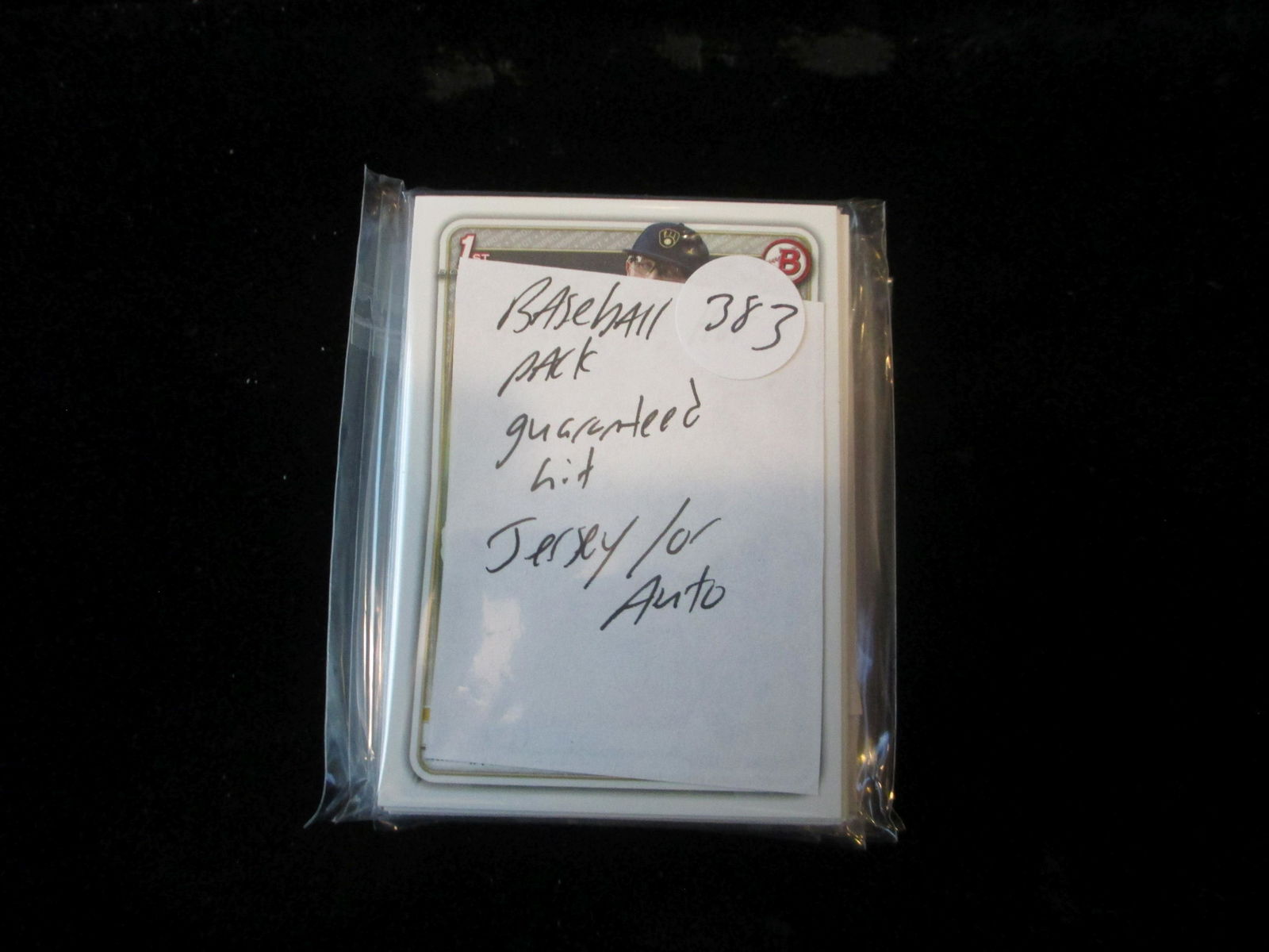 baseball hot pack guaranteed hit auto or jersey (1 of 1)