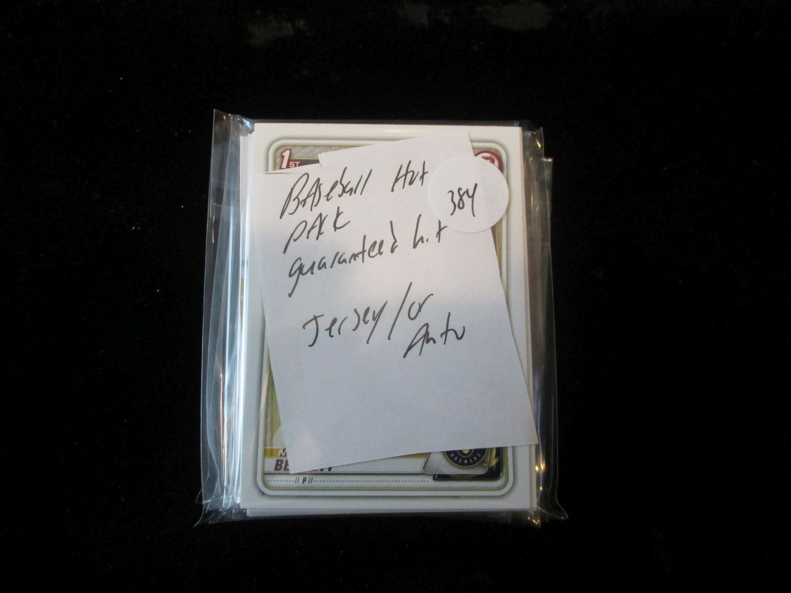 baseball hot pack guaranteed hit auto or jersey (1 of 1)