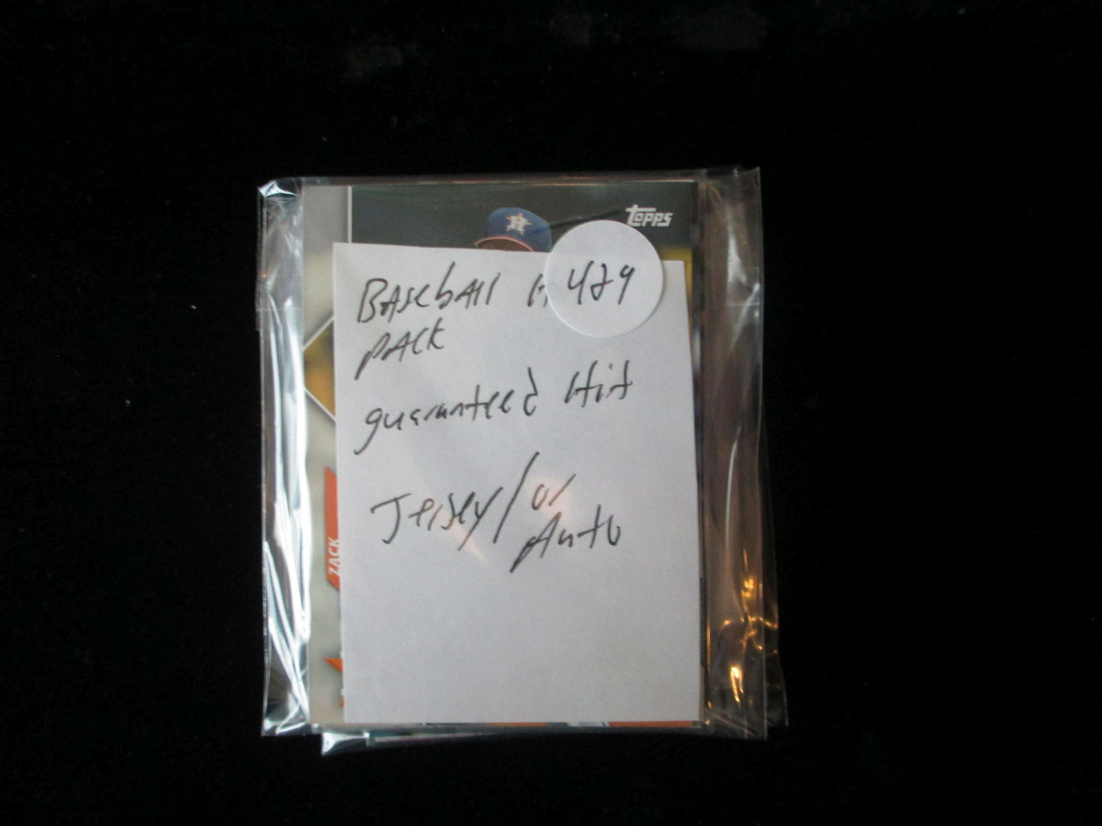 baseball hot pack guaranteed hit auto or jersey (1 of 1)