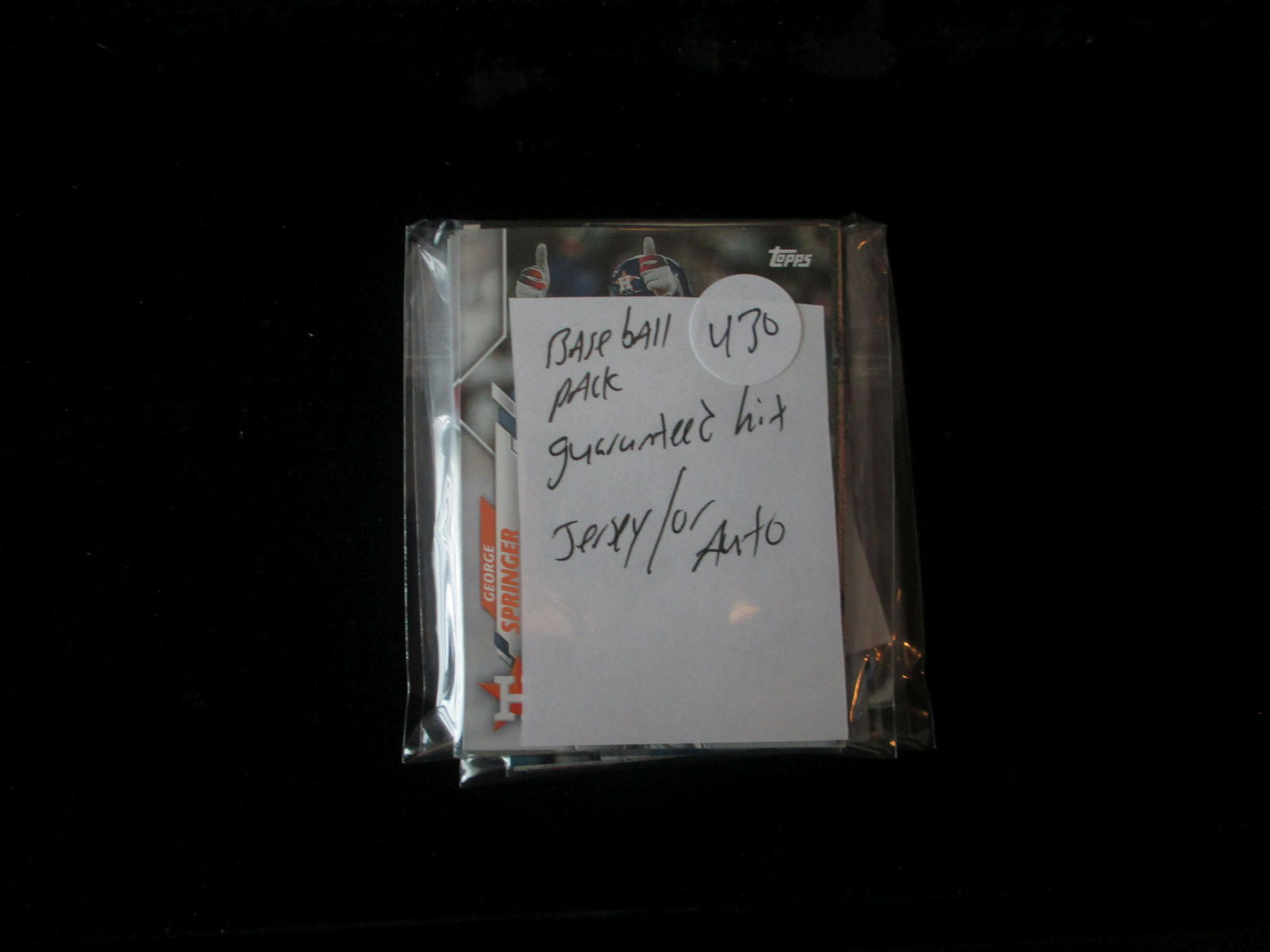 baseball hot pack guaranteed hit auto or jersey (1 of 1)