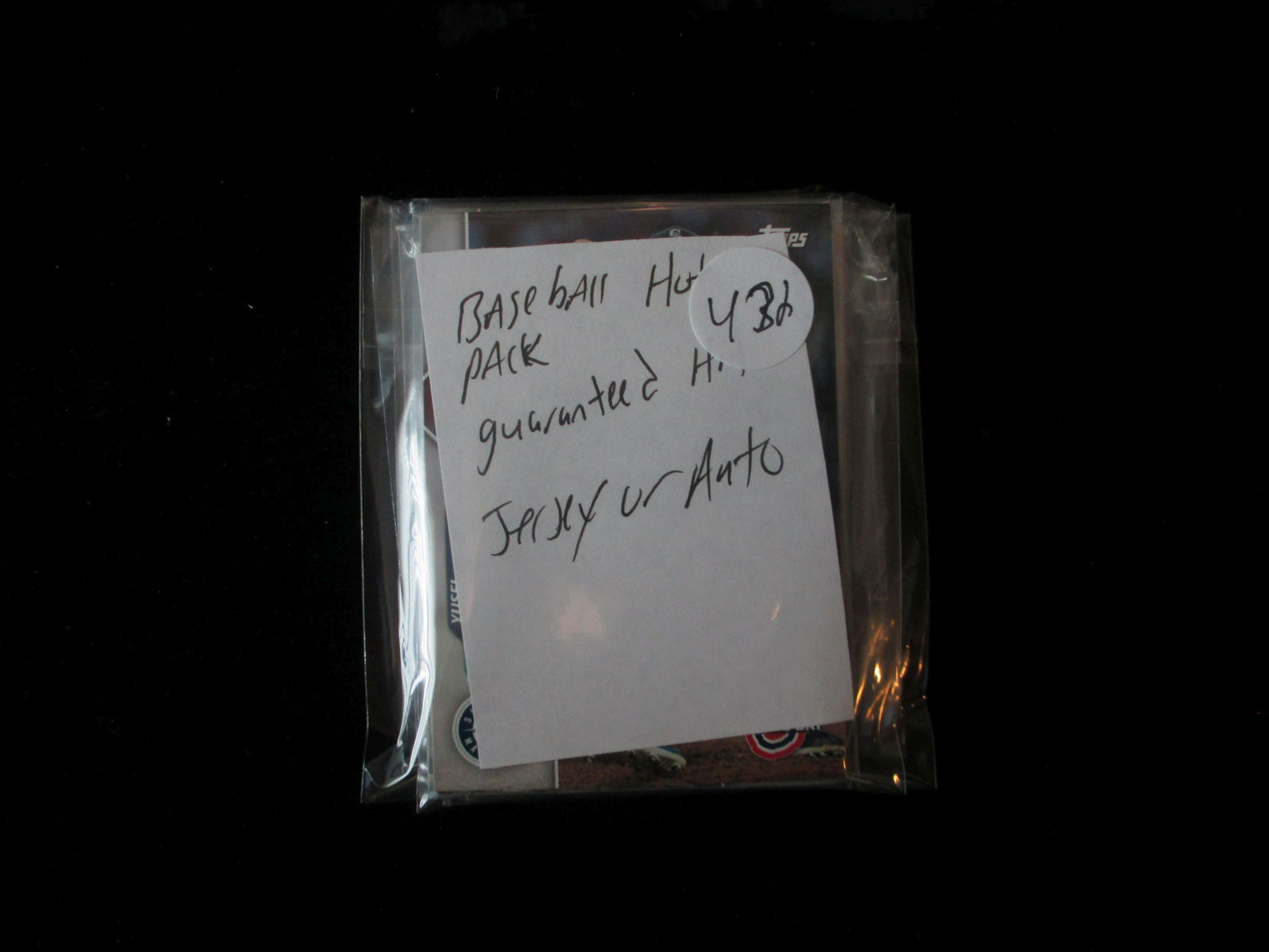 baseball hot pack guaranteed hit auto or jersey (1 of 1)