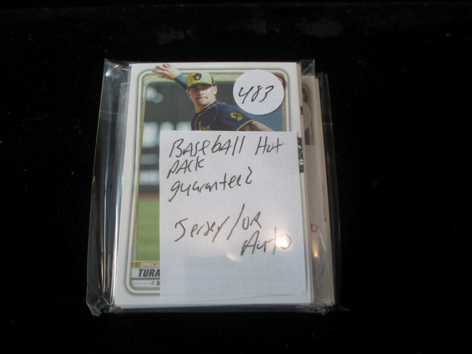 baseball hot pack guaranteed hit auto or jersey (1 of 1)