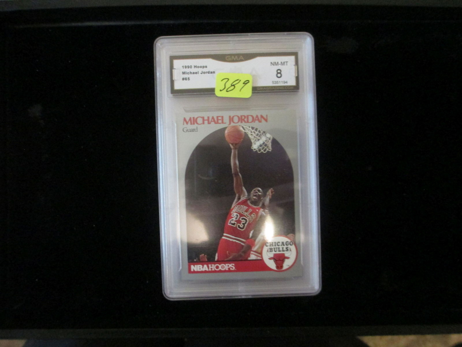gma graded michael jordan 1990 mint 8 (1 of 1)