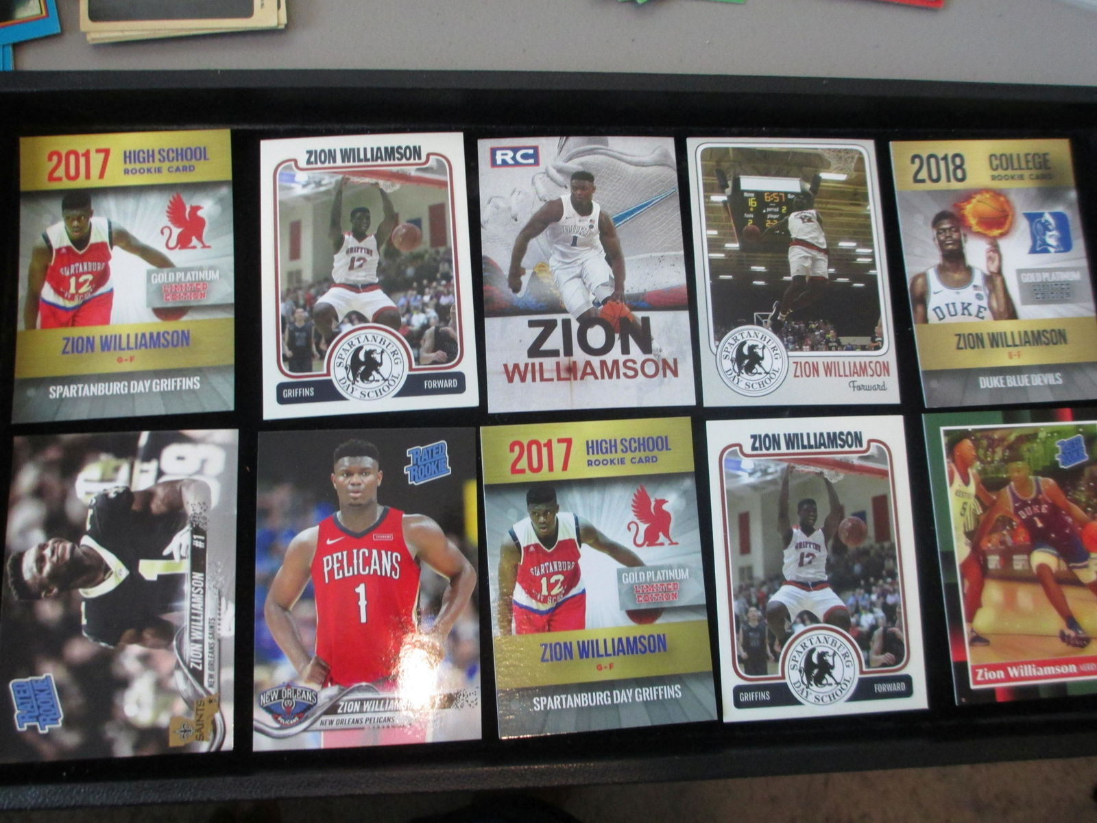 lot of 10 zion williamson cards (1 of 1)