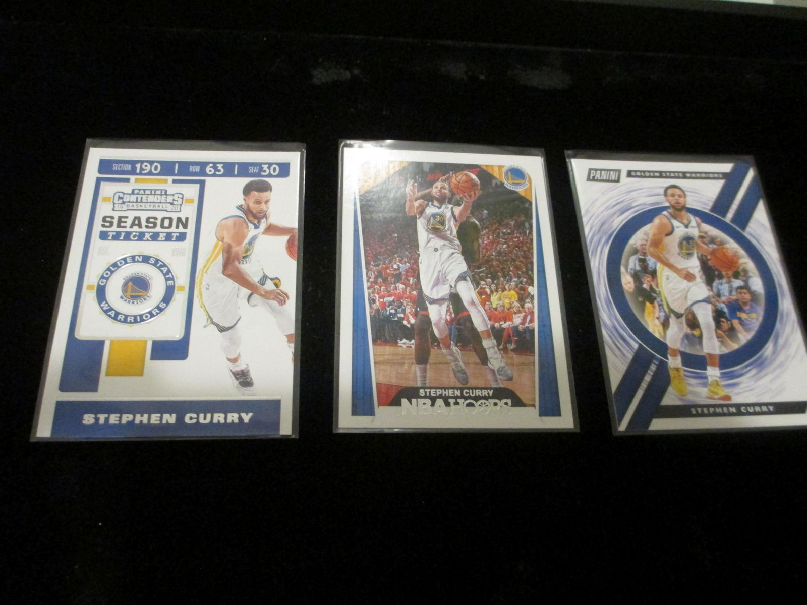 lot of 3 stephen curry cards (1 of 1)