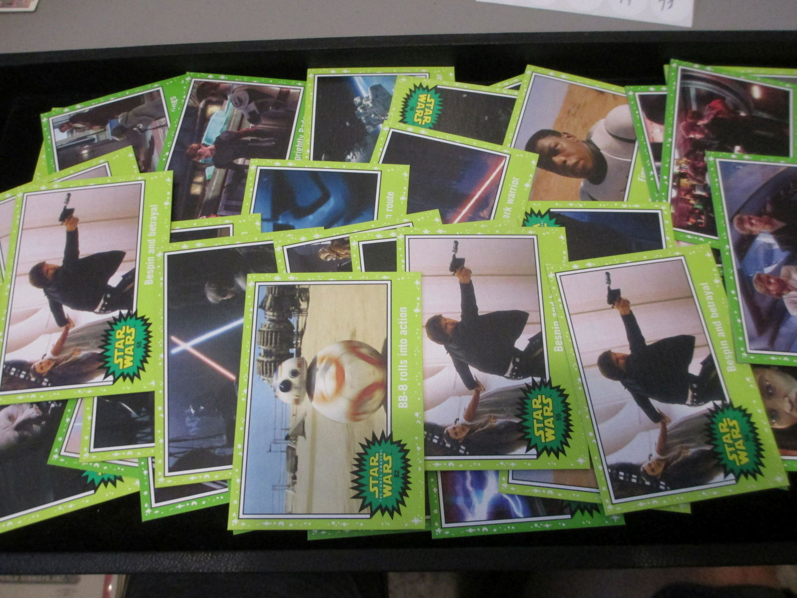 lot of 50 vintage green star wars cards (1 of 1)