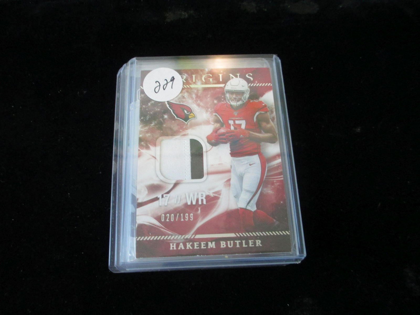 hakeem butler jersey card #020/199 (1 of 1)