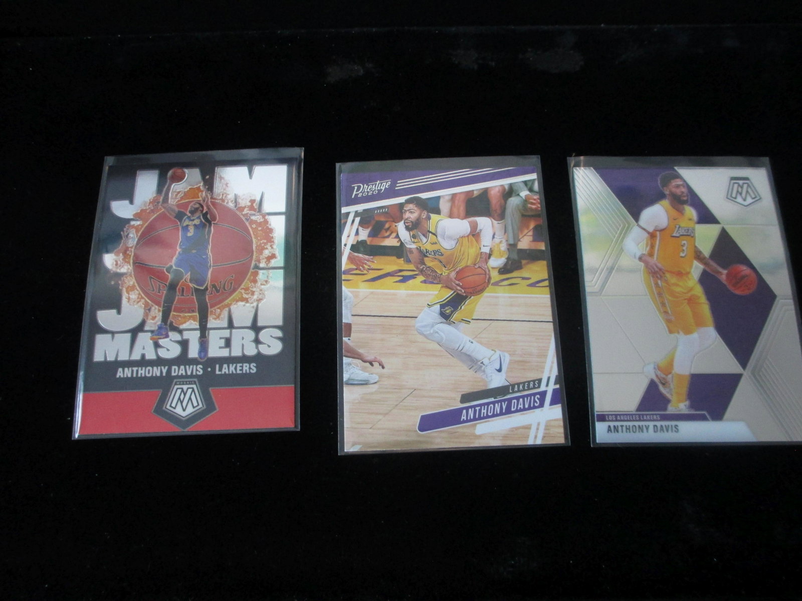 anthony davis lot: 3 card lot