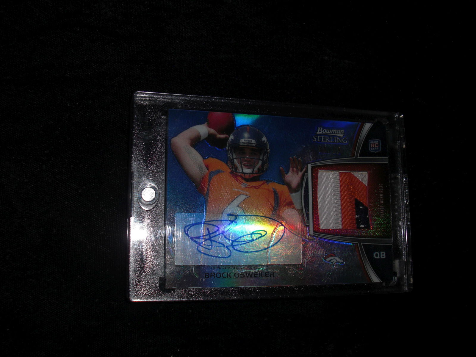 brock osweiler signature and jersey #80/99 (1 of 1)