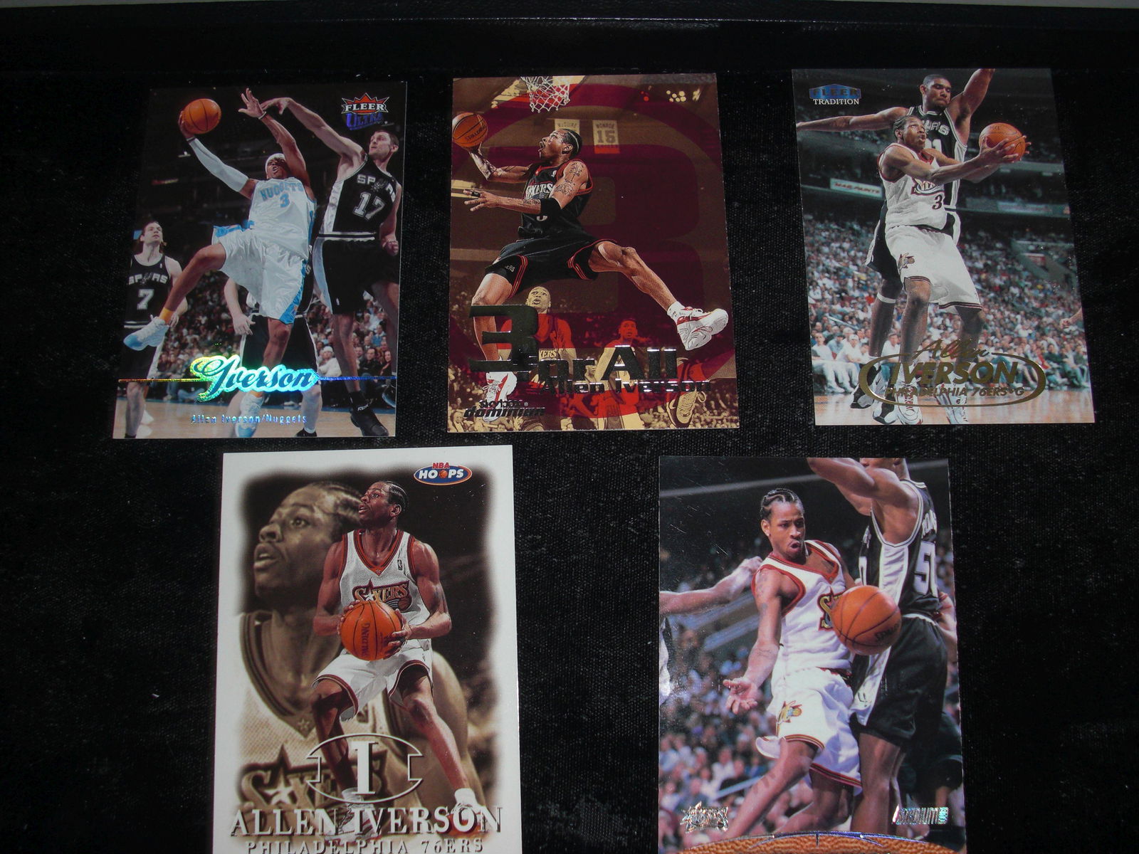 lot of 5 allen iverson cards (1 of 1)