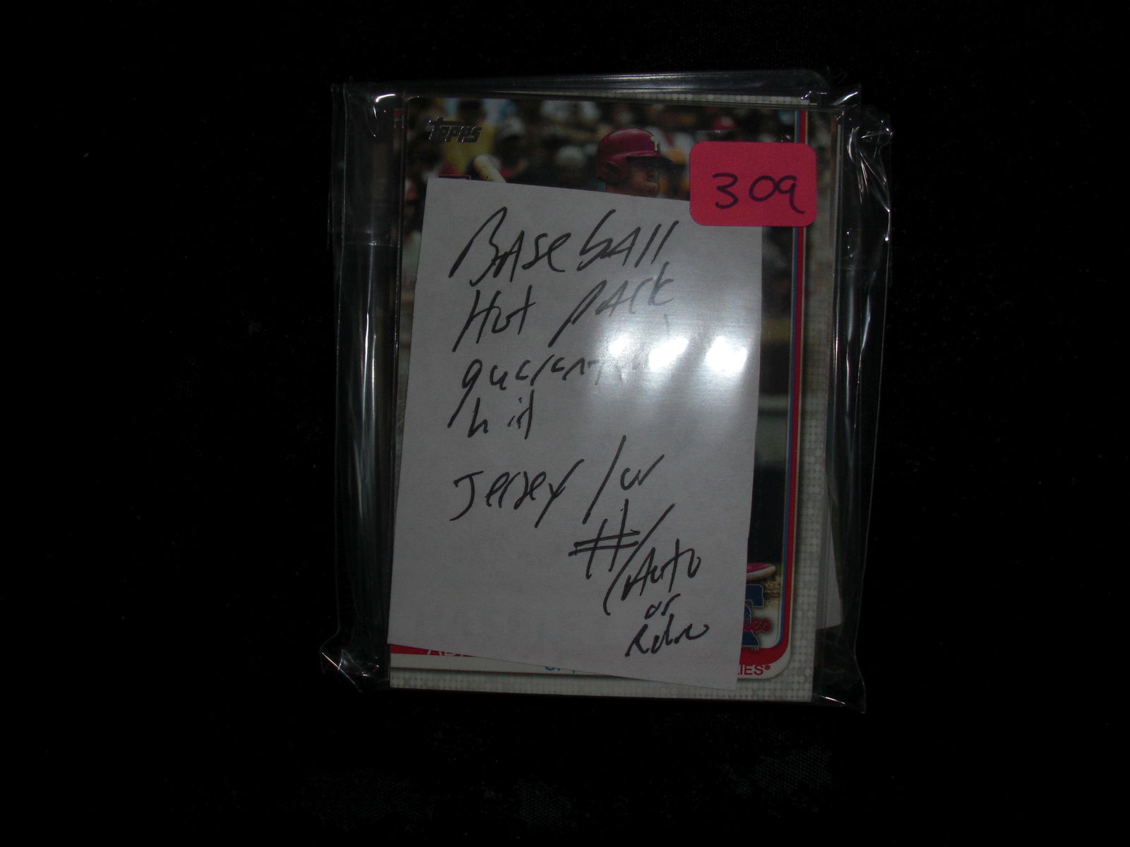 baseball hot pack auto/jersey (1 of 1)