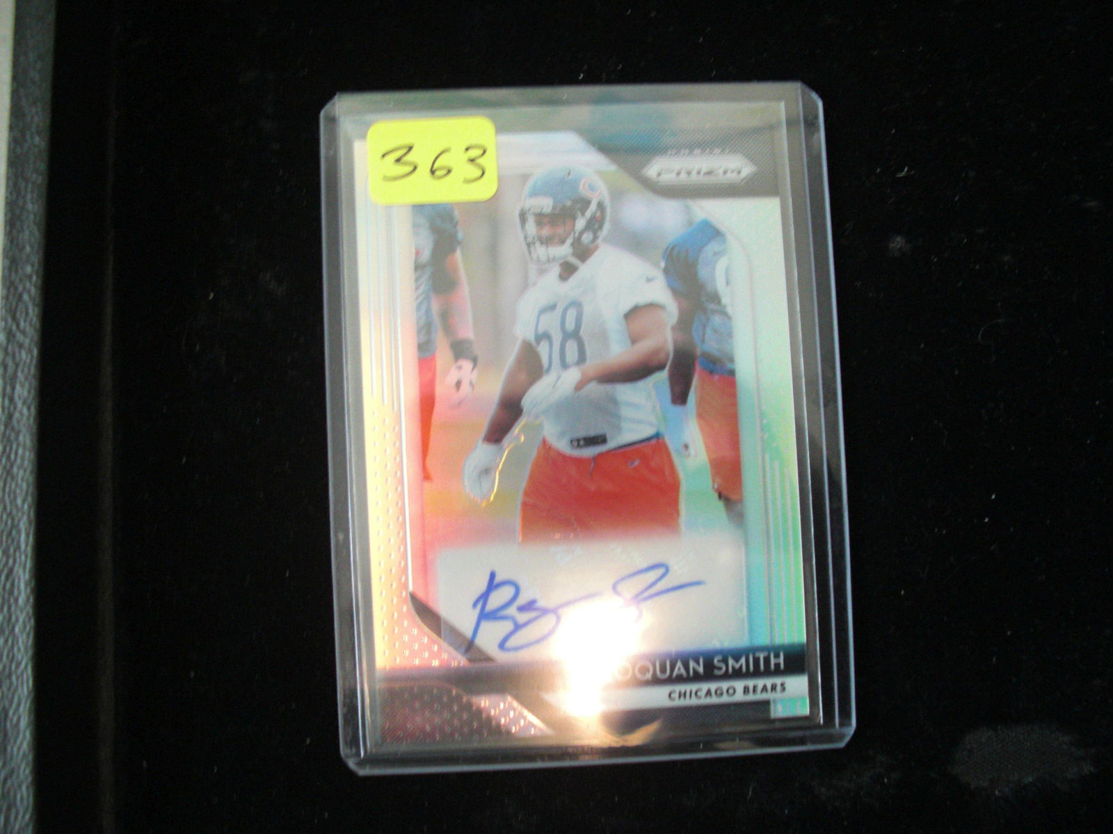 roquan smith prizm signature card no.ra-rf (1 of 1)