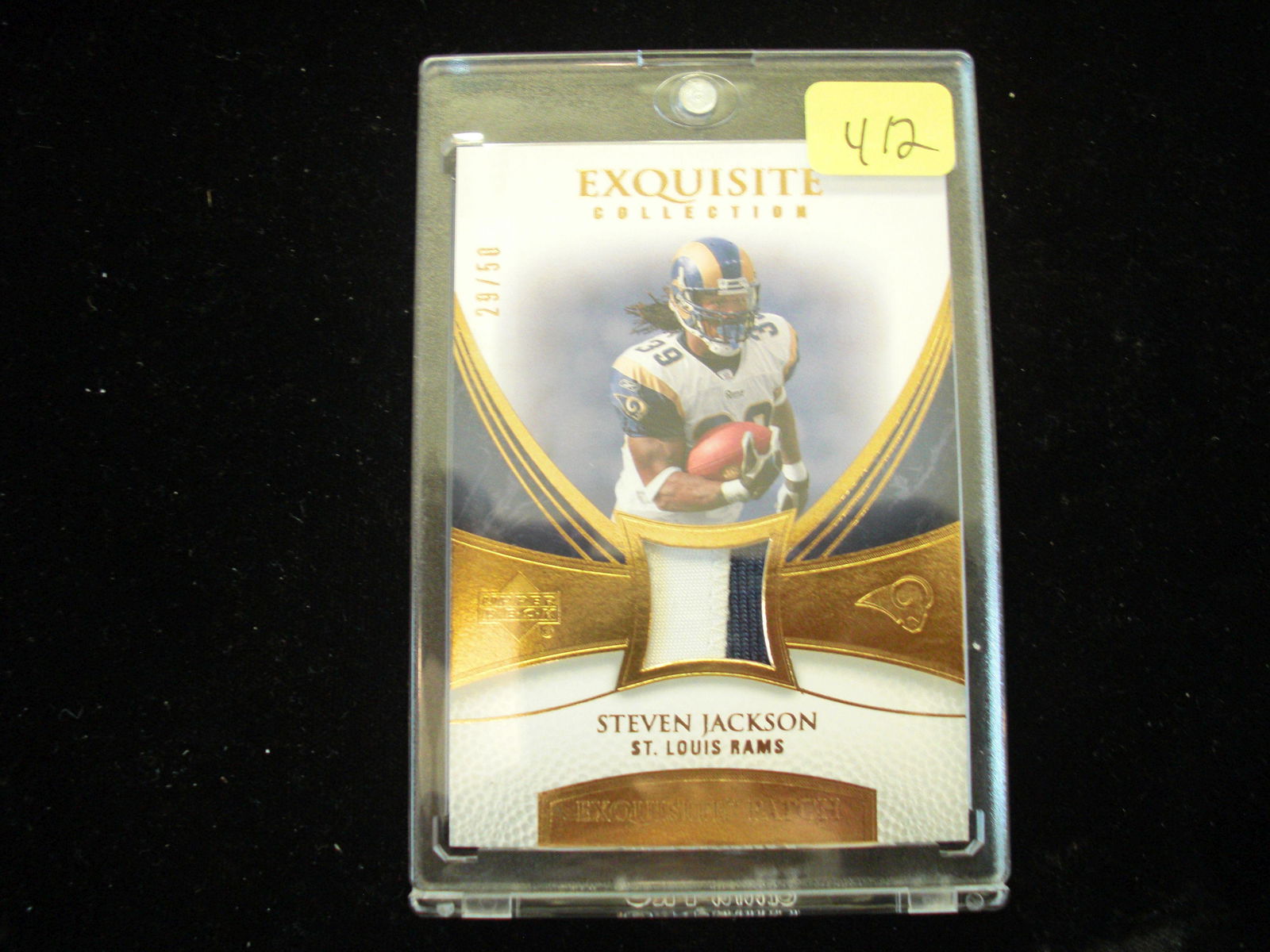 steven jackson jersey card #29/50 (1 of 1)