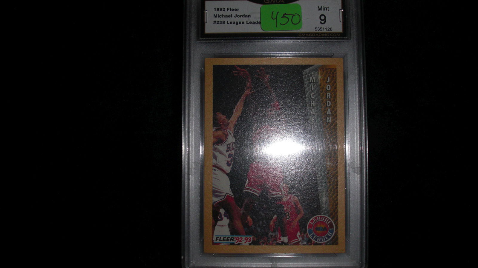 graded michael jordan 1992 fleer mint 9 (1 of 1)