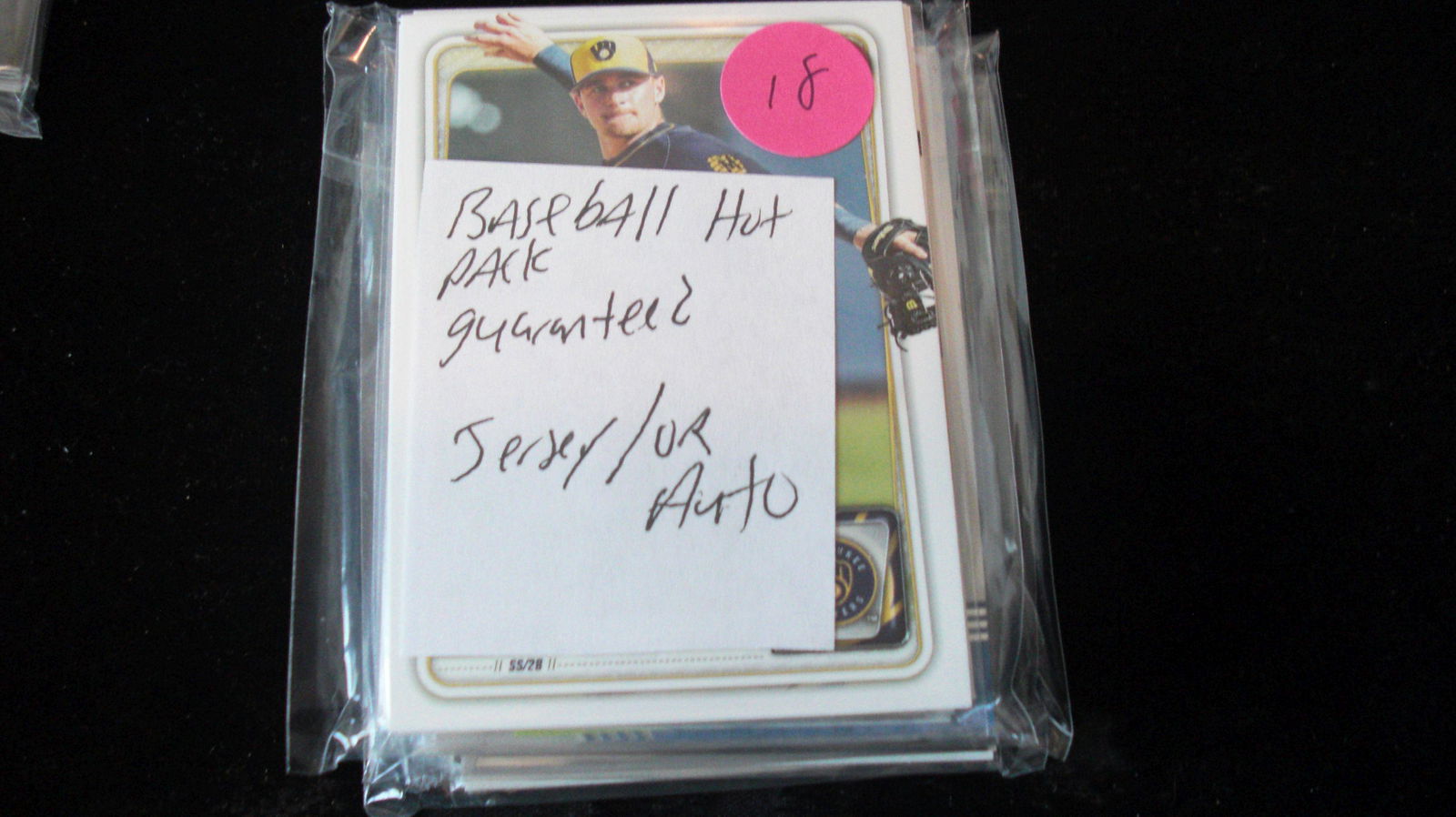 baseball hotpack auto or jersey guaranteed (1 of 1)