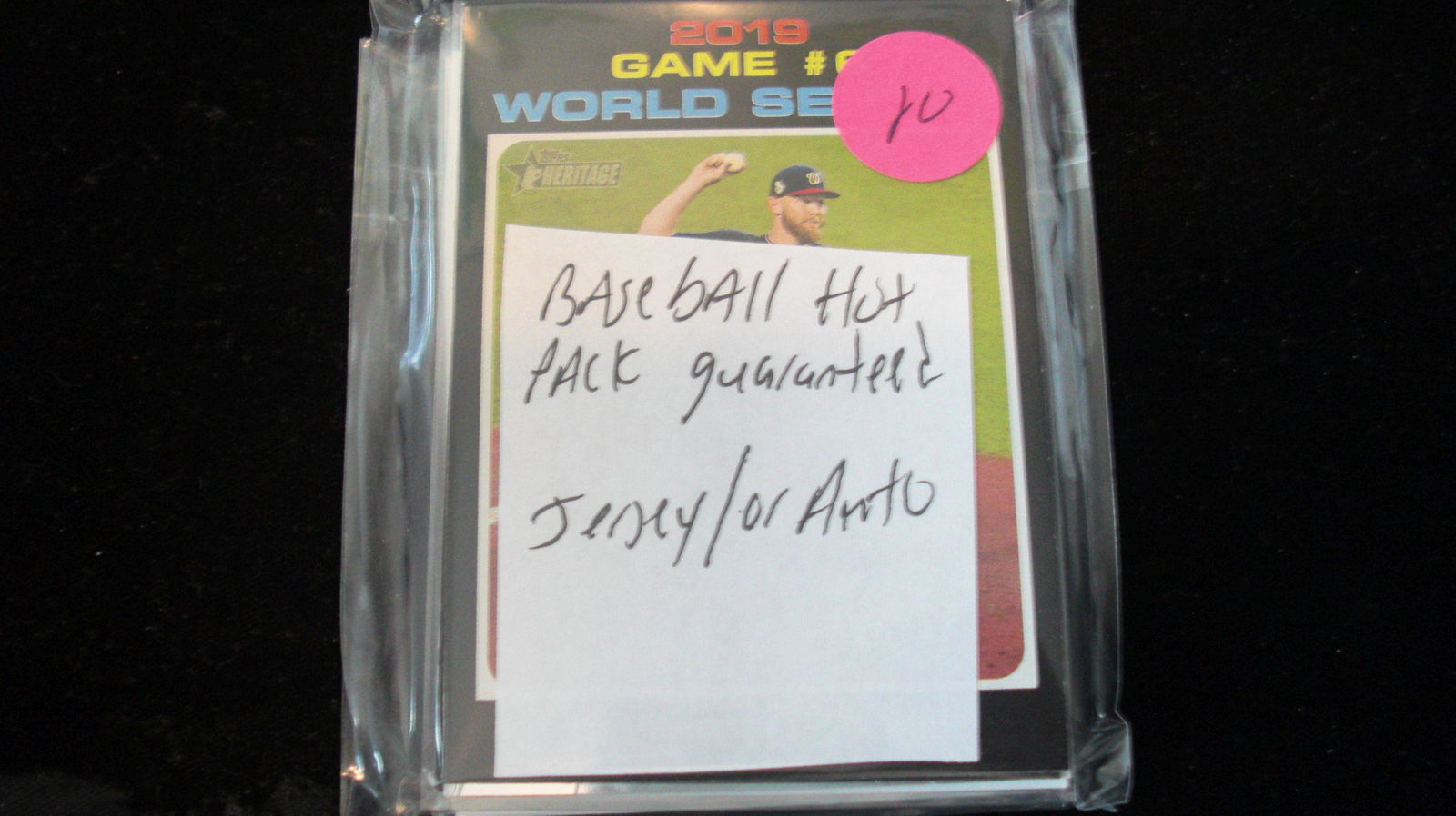 baseball hotpack auto or jersey guaranteed (1 of 1)